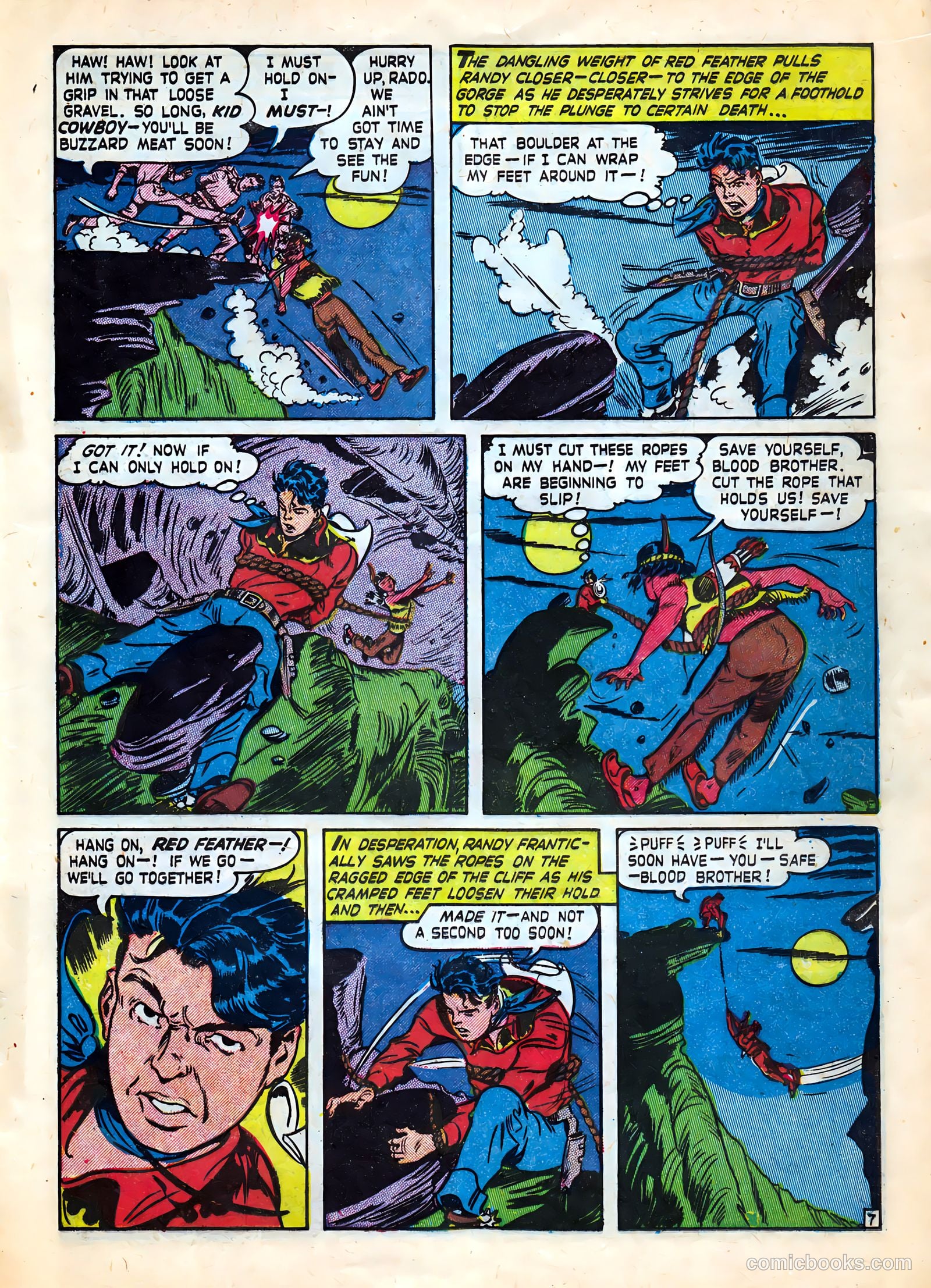 Kid Cowboy #5 (1951) — page 17 of 36