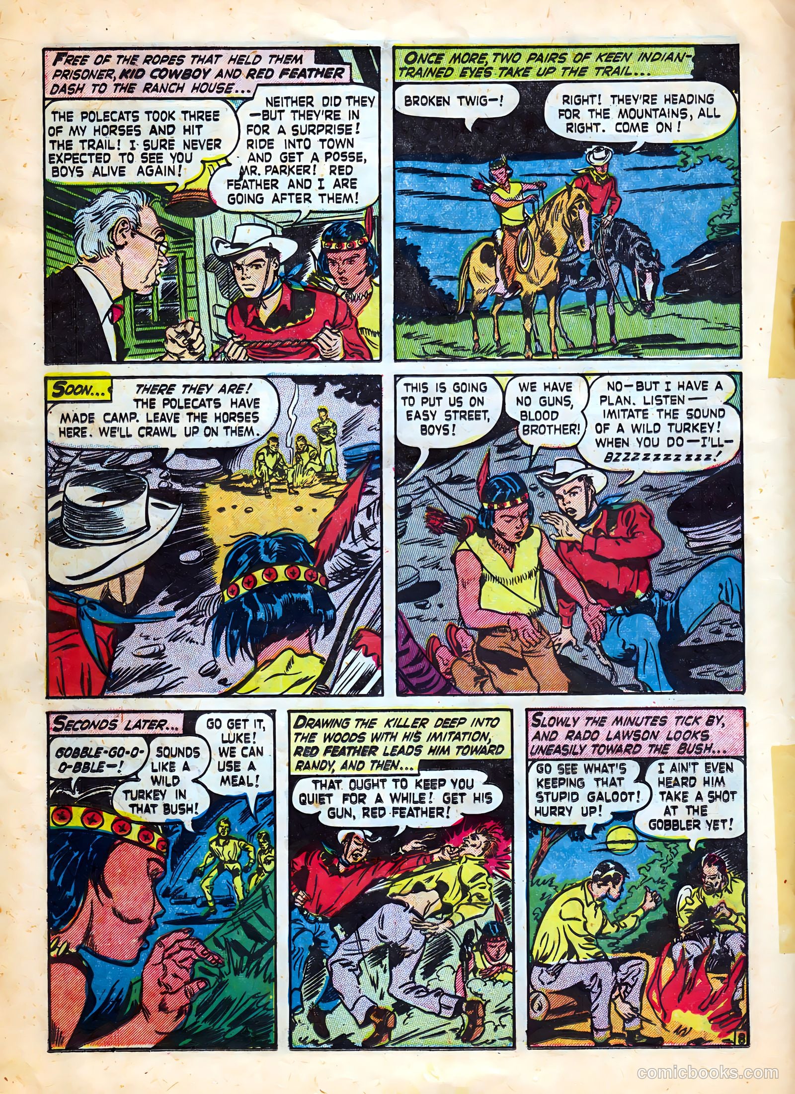 Kid Cowboy #5 (1951) — page 18 of 36