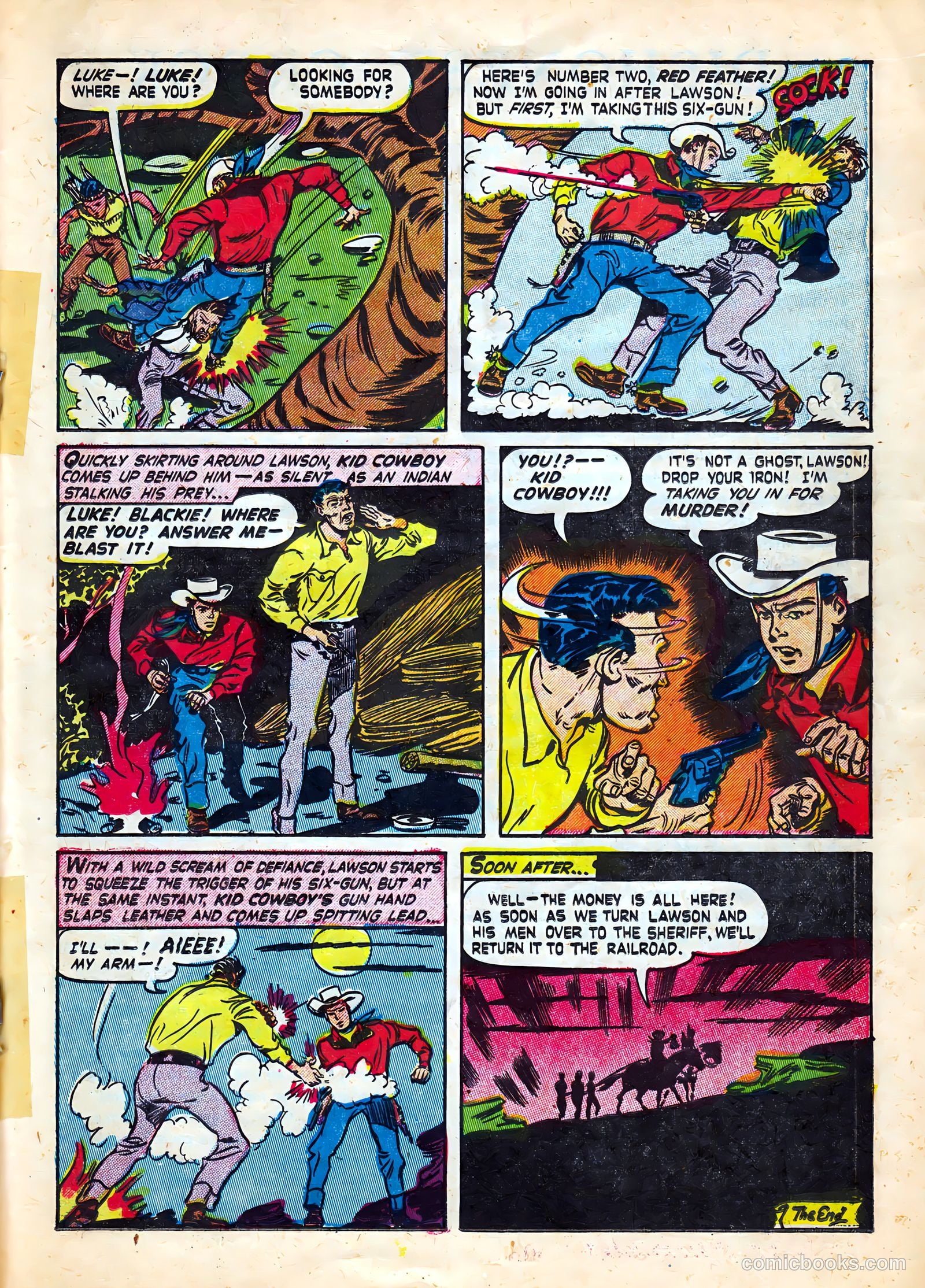 Kid Cowboy #5 (1951) — page 19 of 36