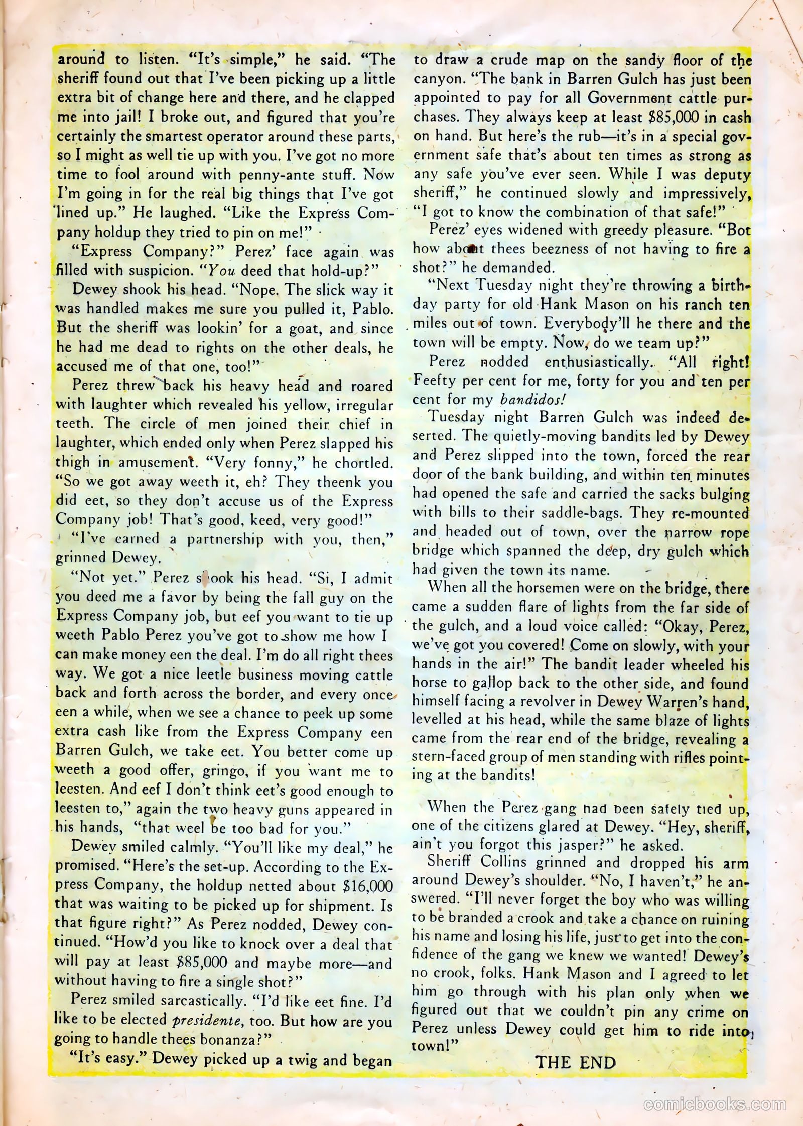 Kid Cowboy #5 (1951) — page 21 of 36