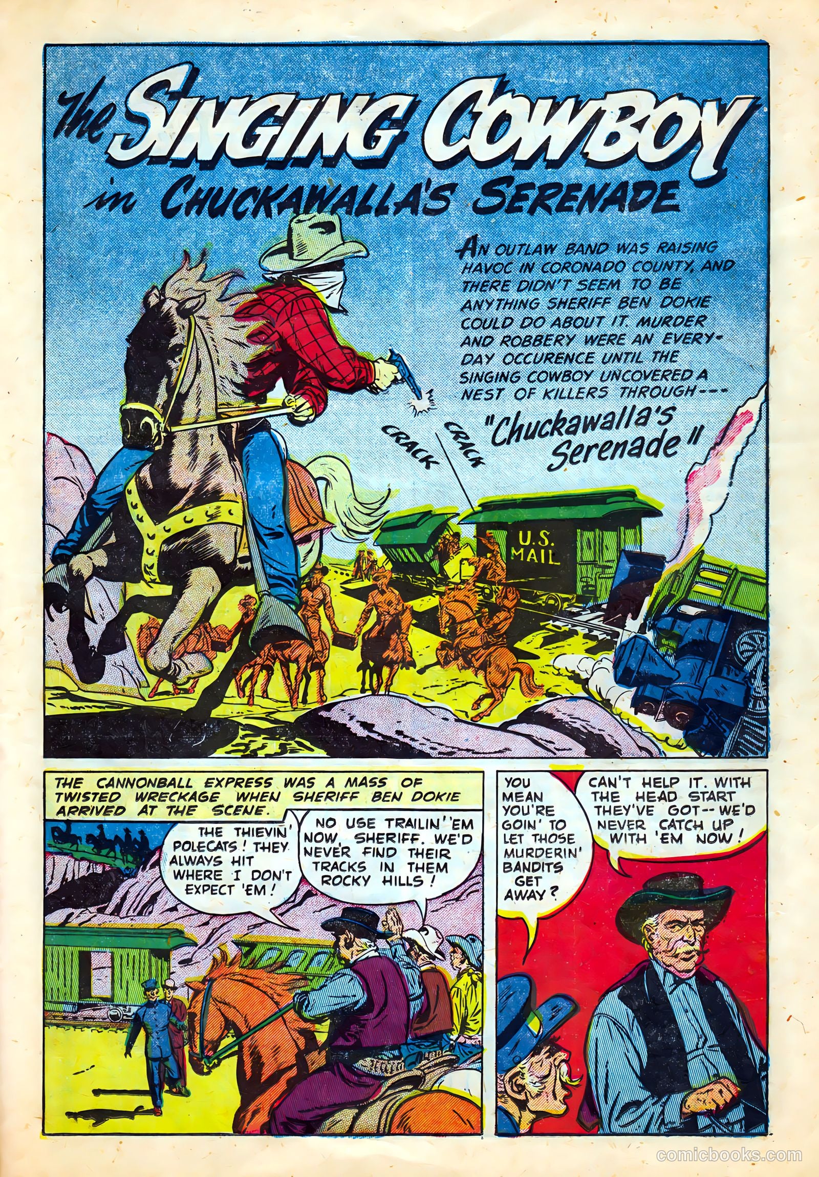 Kid Cowboy #5 (1951) — page 23 of 36