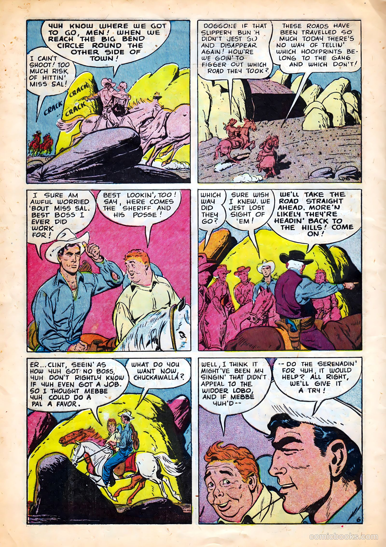 Kid Cowboy #5 (1951) — page 28 of 36