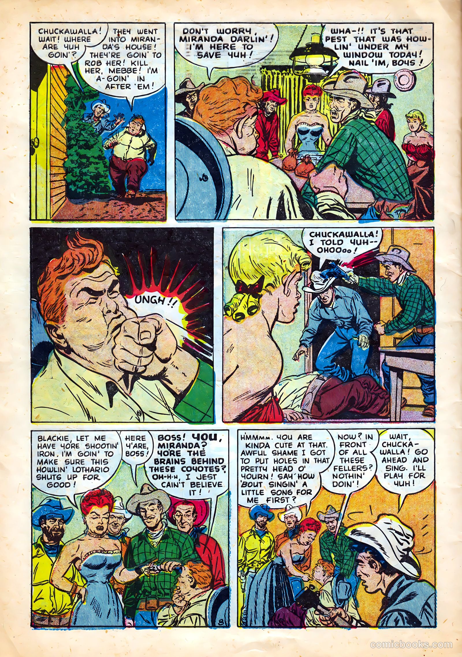 Kid Cowboy #5 (1951) — page 30 of 36