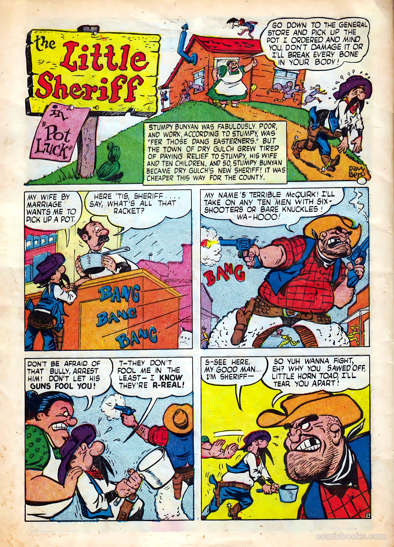 Kid Cowboy #5 (1951) — page 32 of 36