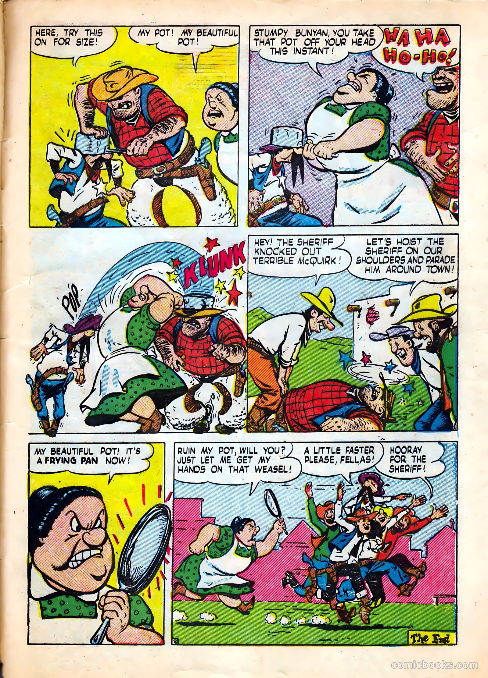 Kid Cowboy #5 (1951) — page 33 of 36