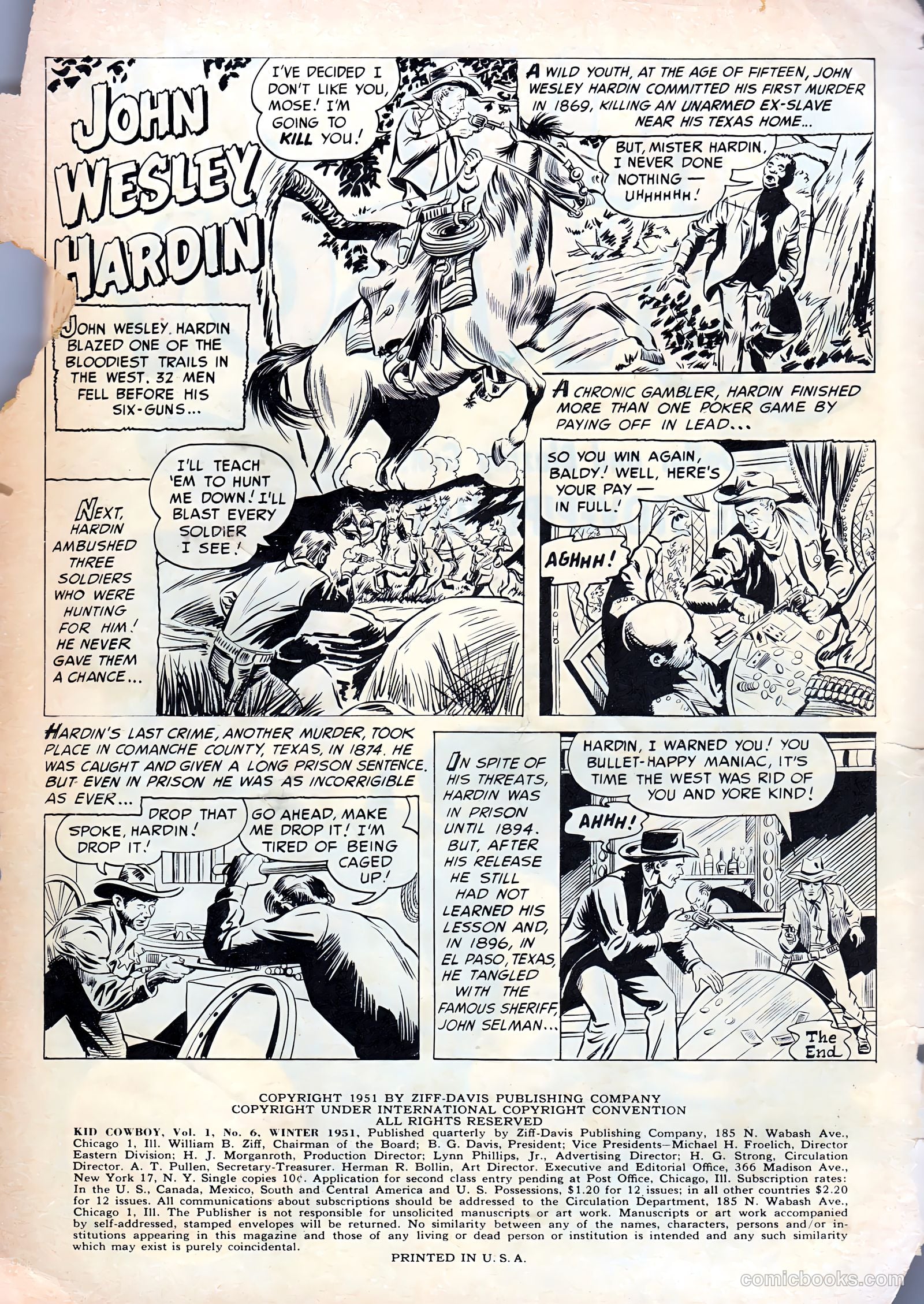 Kid Cowboy #6 (1951) — page 2 of 37