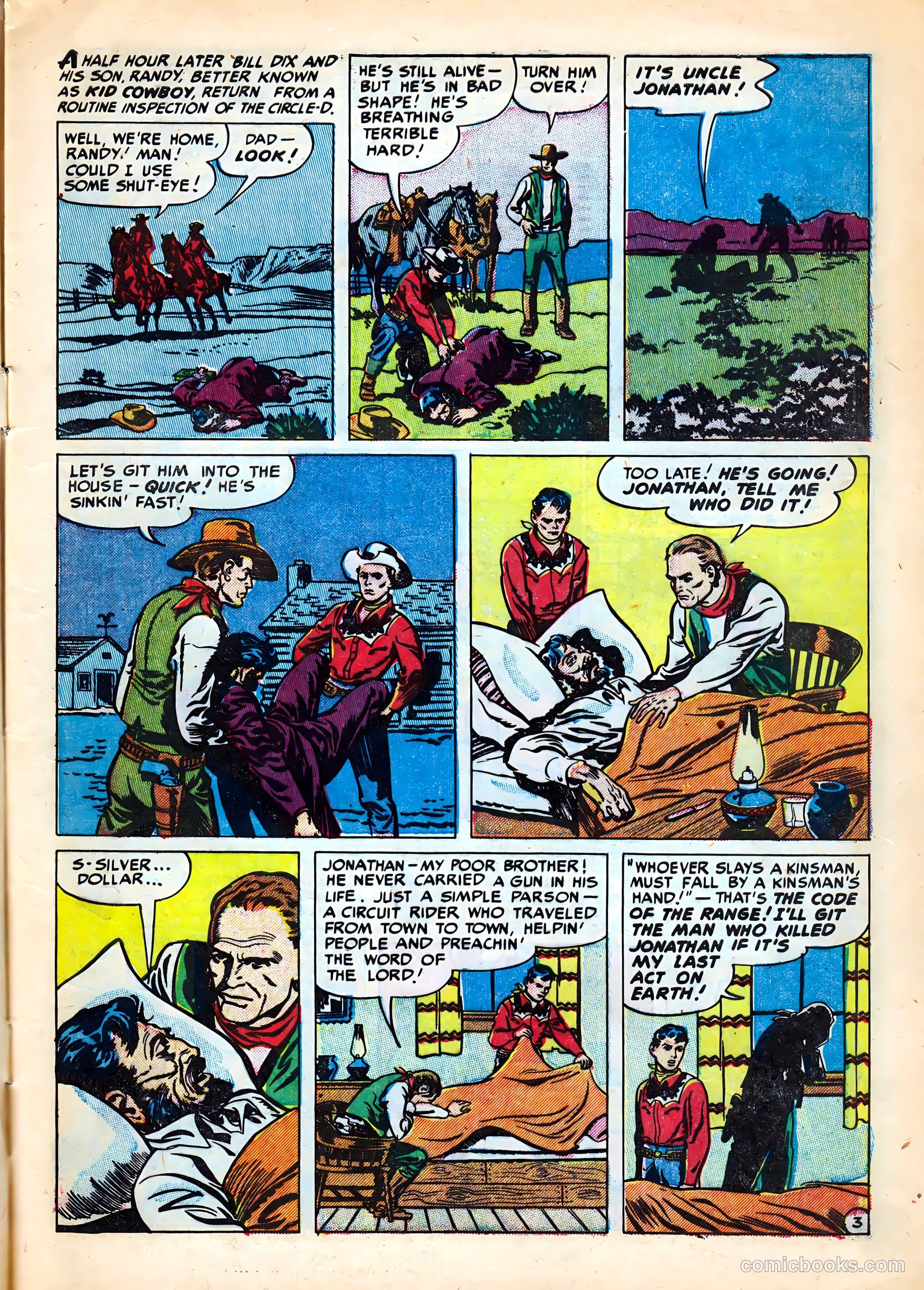 Kid Cowboy #6 (1951) — page 5 of 37