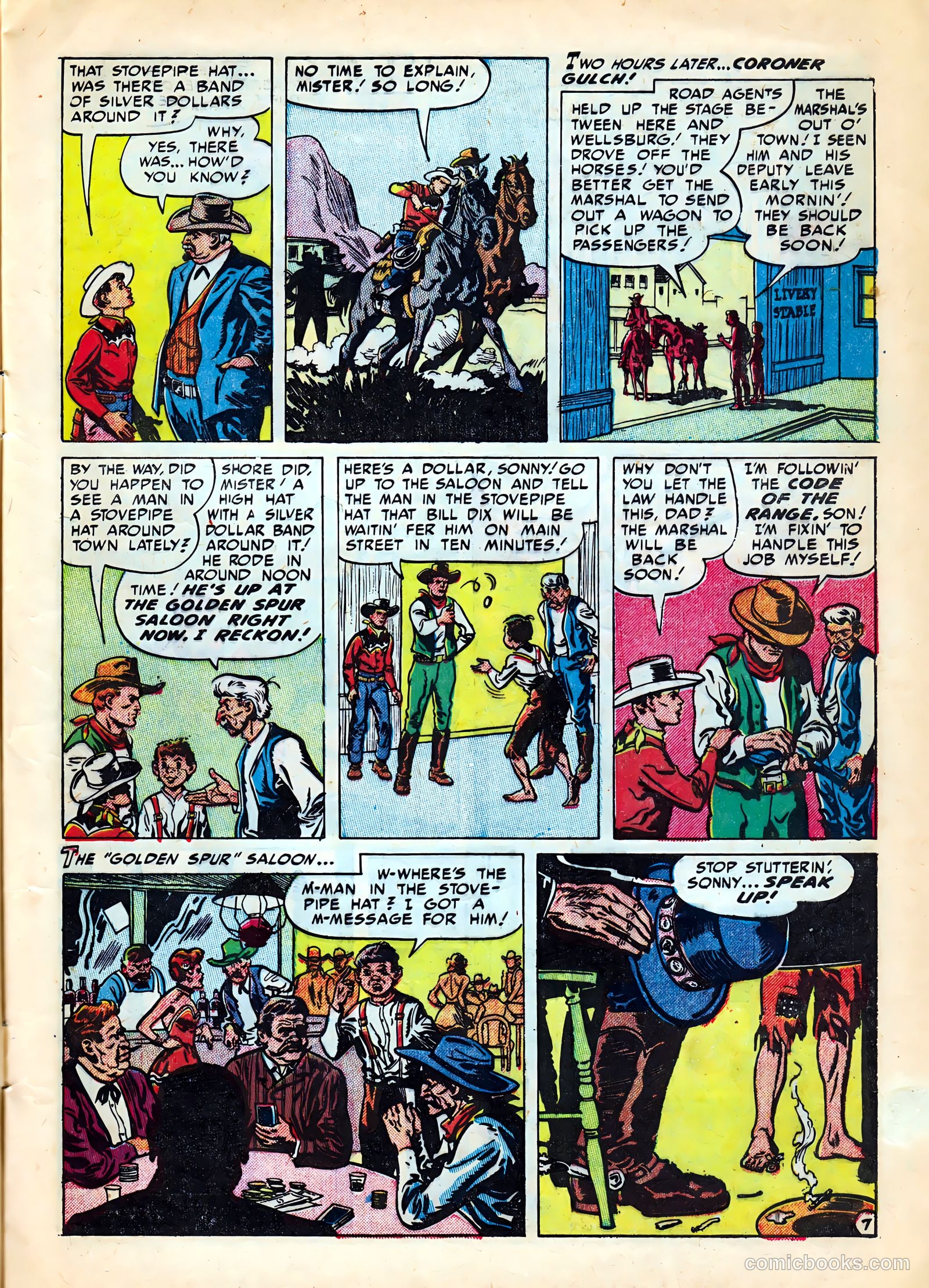 Kid Cowboy #6 (1951) — page 9 of 37
