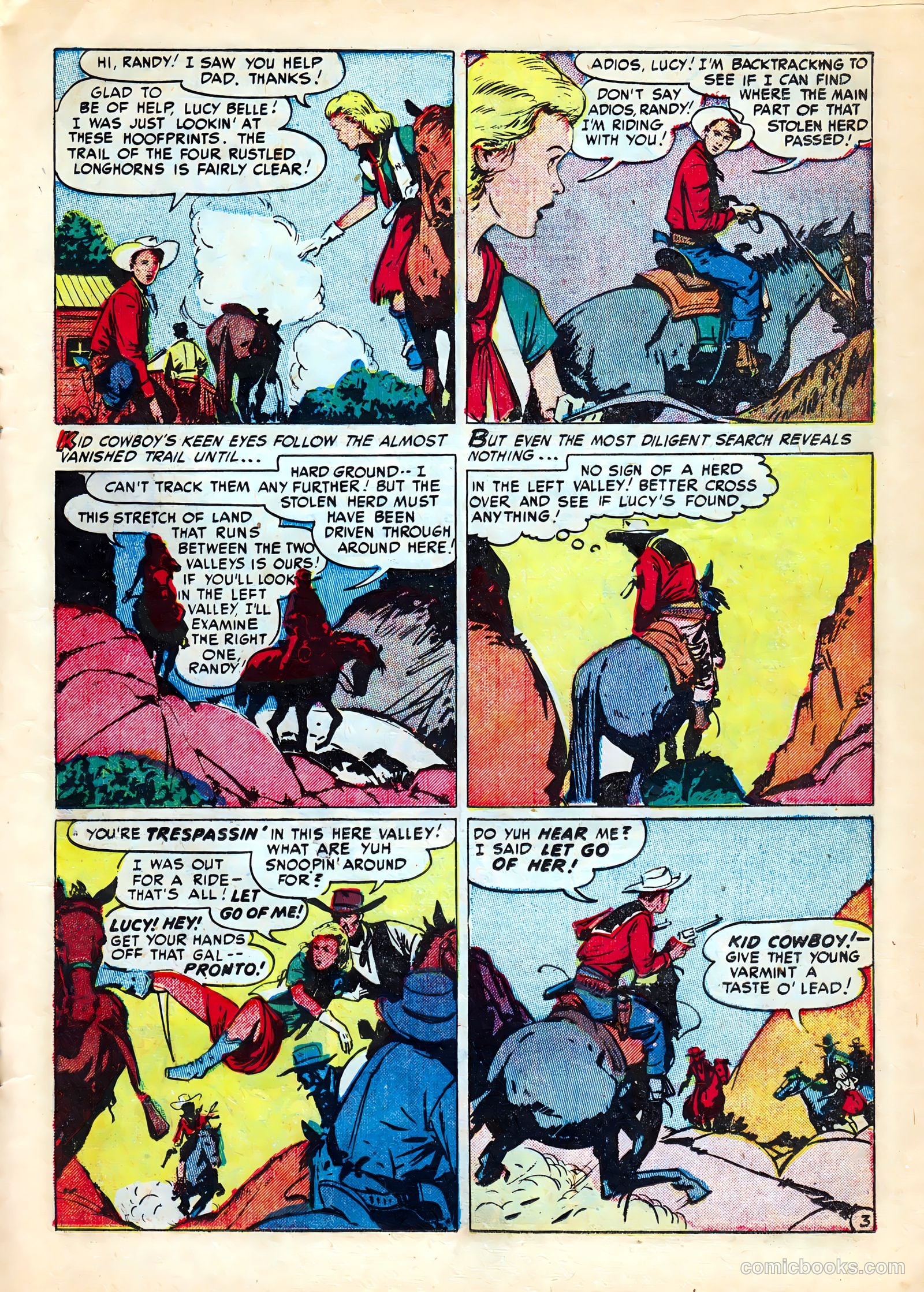 Kid Cowboy #6 (1951) — page 15 of 37