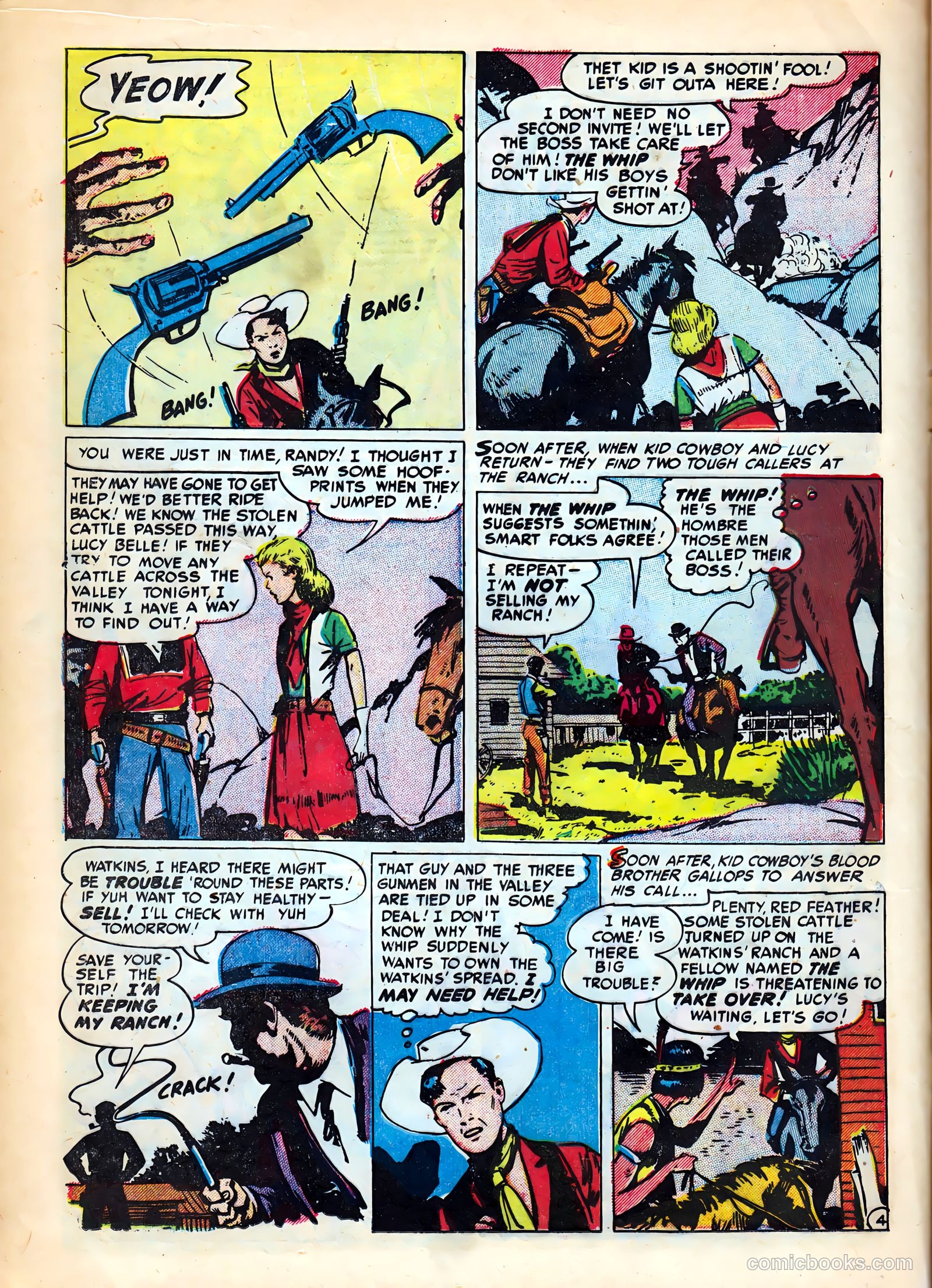 Kid Cowboy #6 (1951) — page 16 of 37