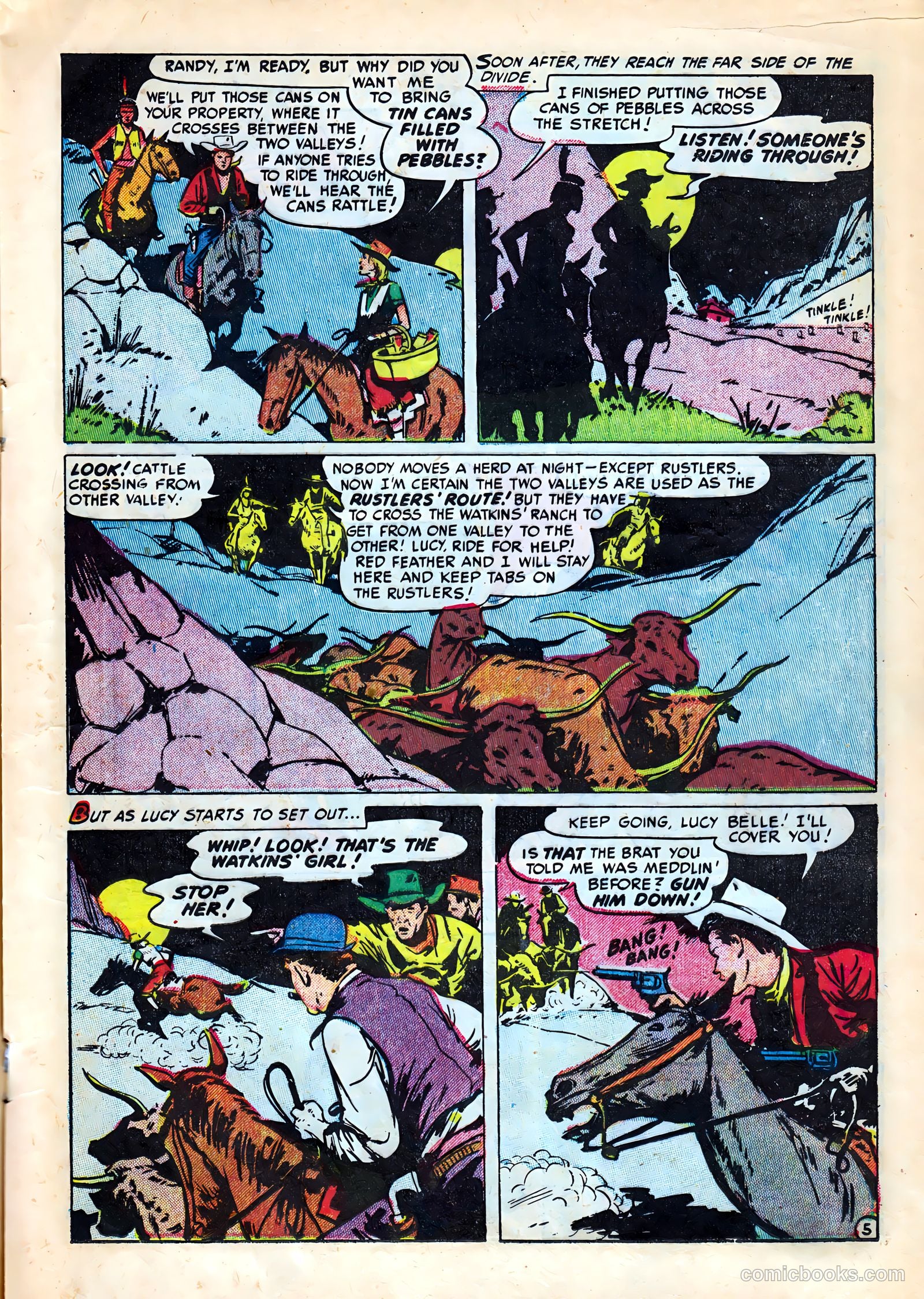 Kid Cowboy #6 (1951) — page 17 of 37