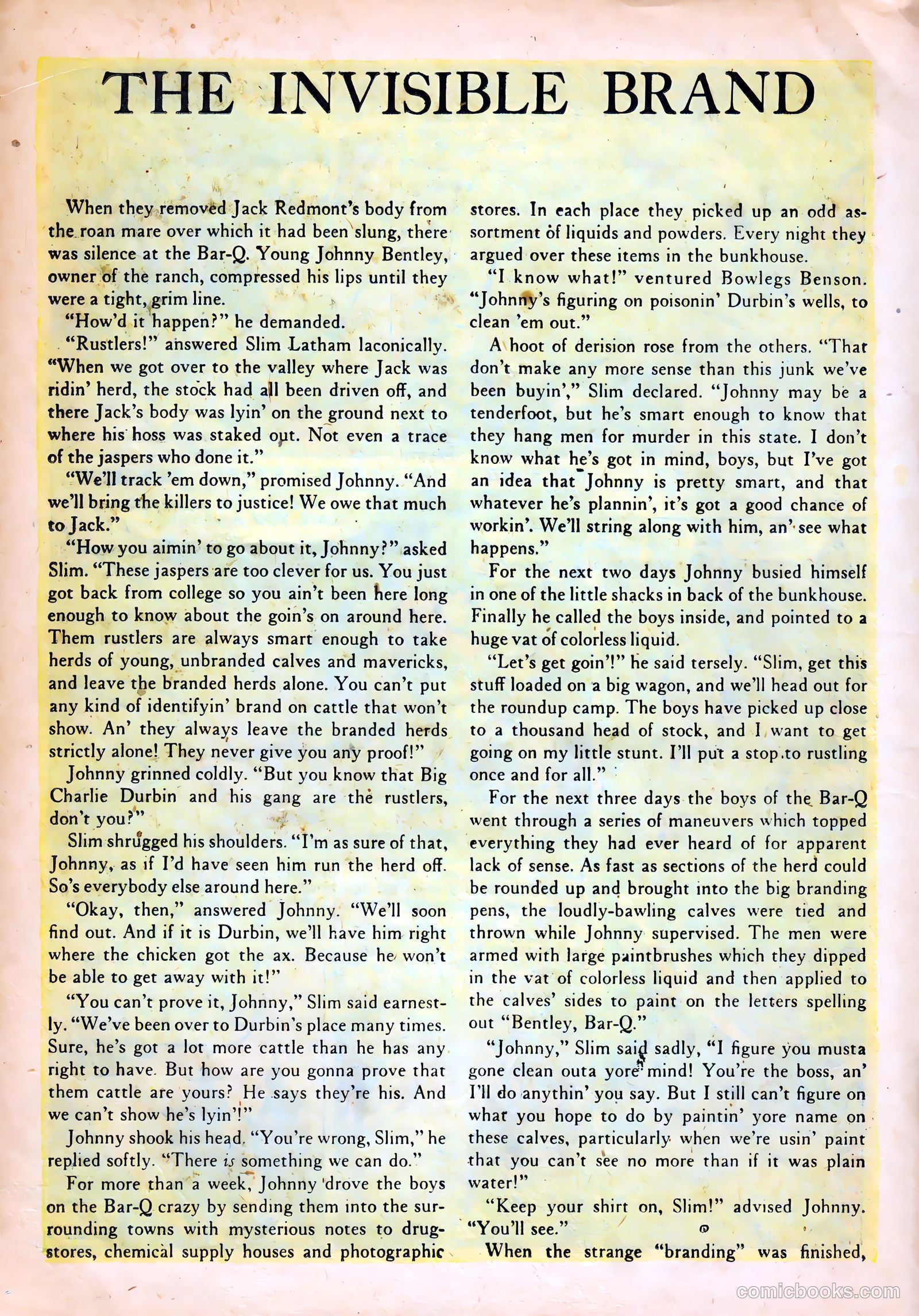 Kid Cowboy #6 (1951) — page 22 of 37