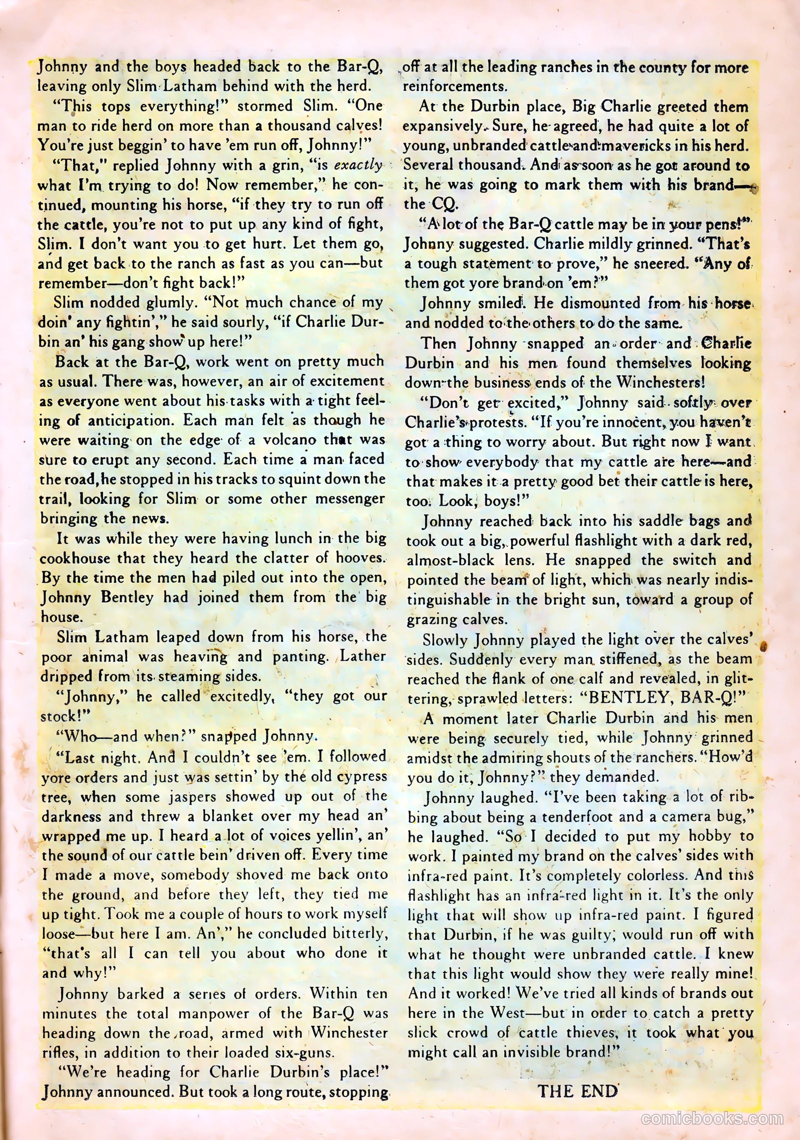 Kid Cowboy #6 (1951) — page 23 of 37