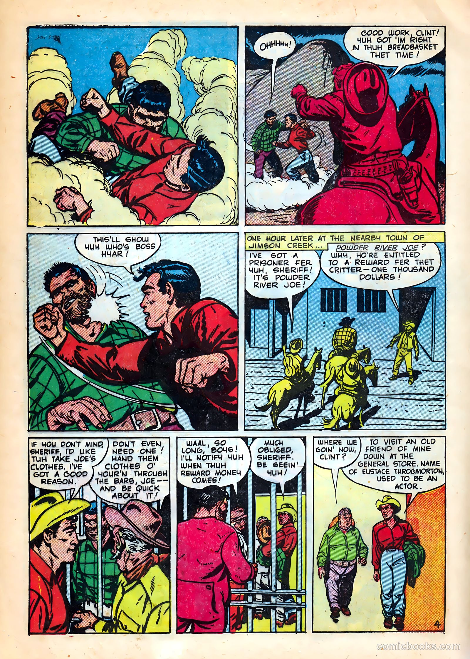Kid Cowboy #6 (1951) — page 28 of 37