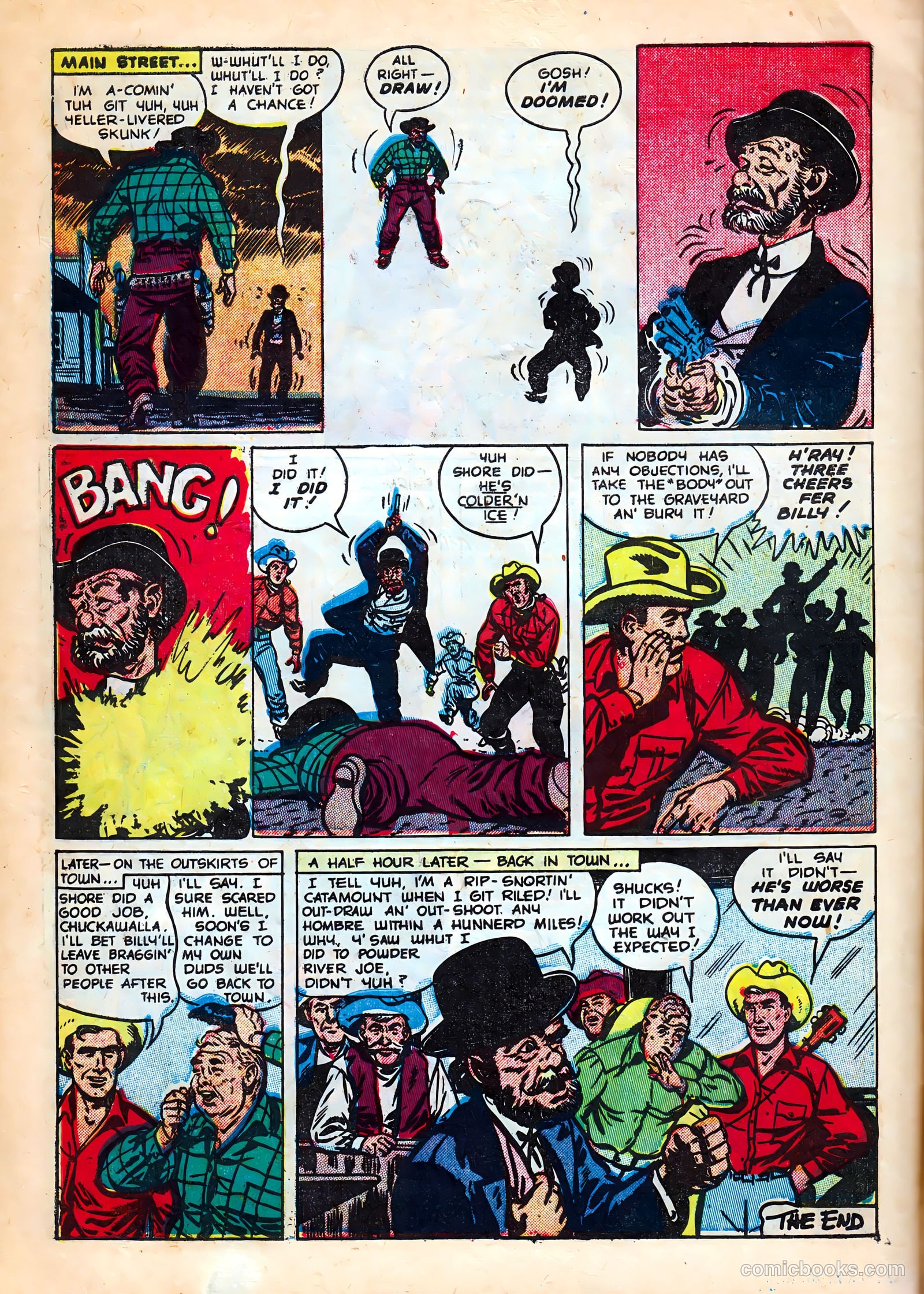 Kid Cowboy #6 (1951) — page 30 of 37
