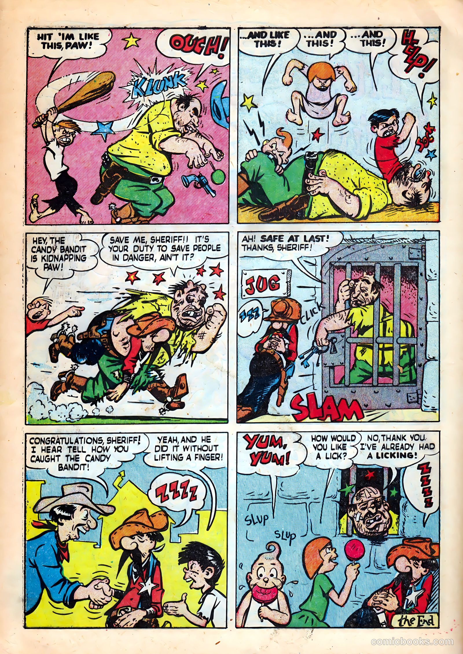 Kid Cowboy #6 (1951) — page 32 of 37