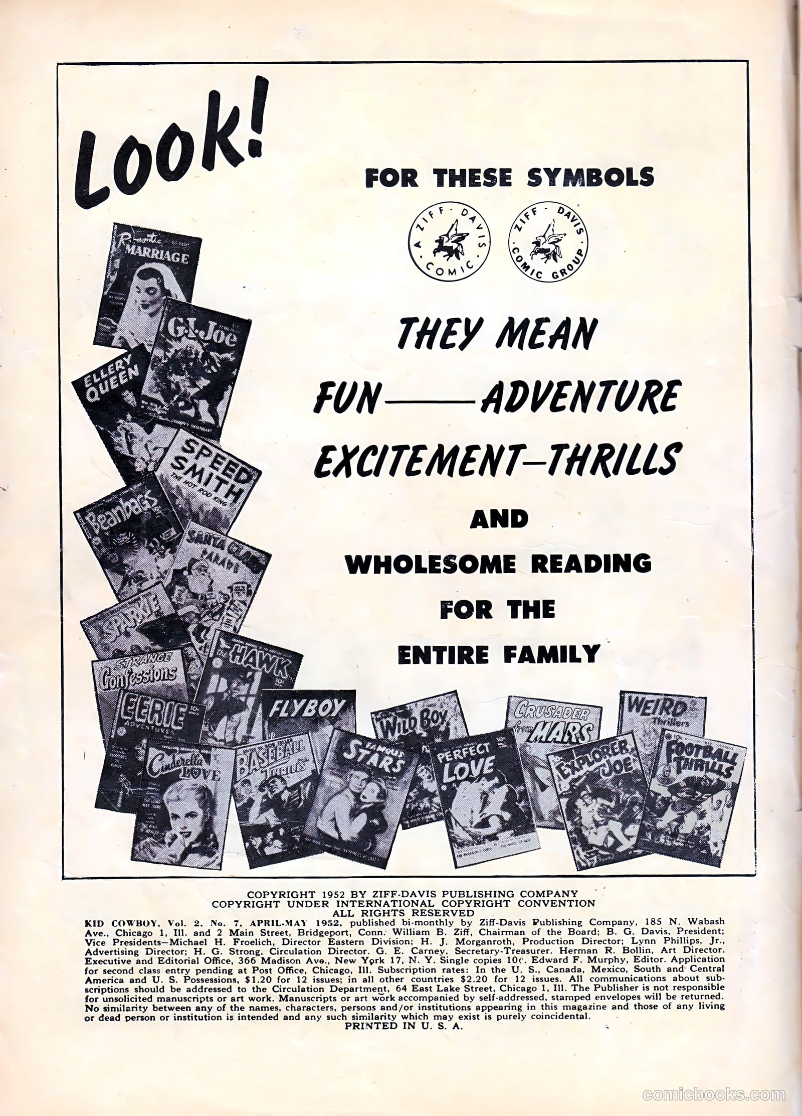 Kid Cowboy #7 (1952) — page 2 of 36