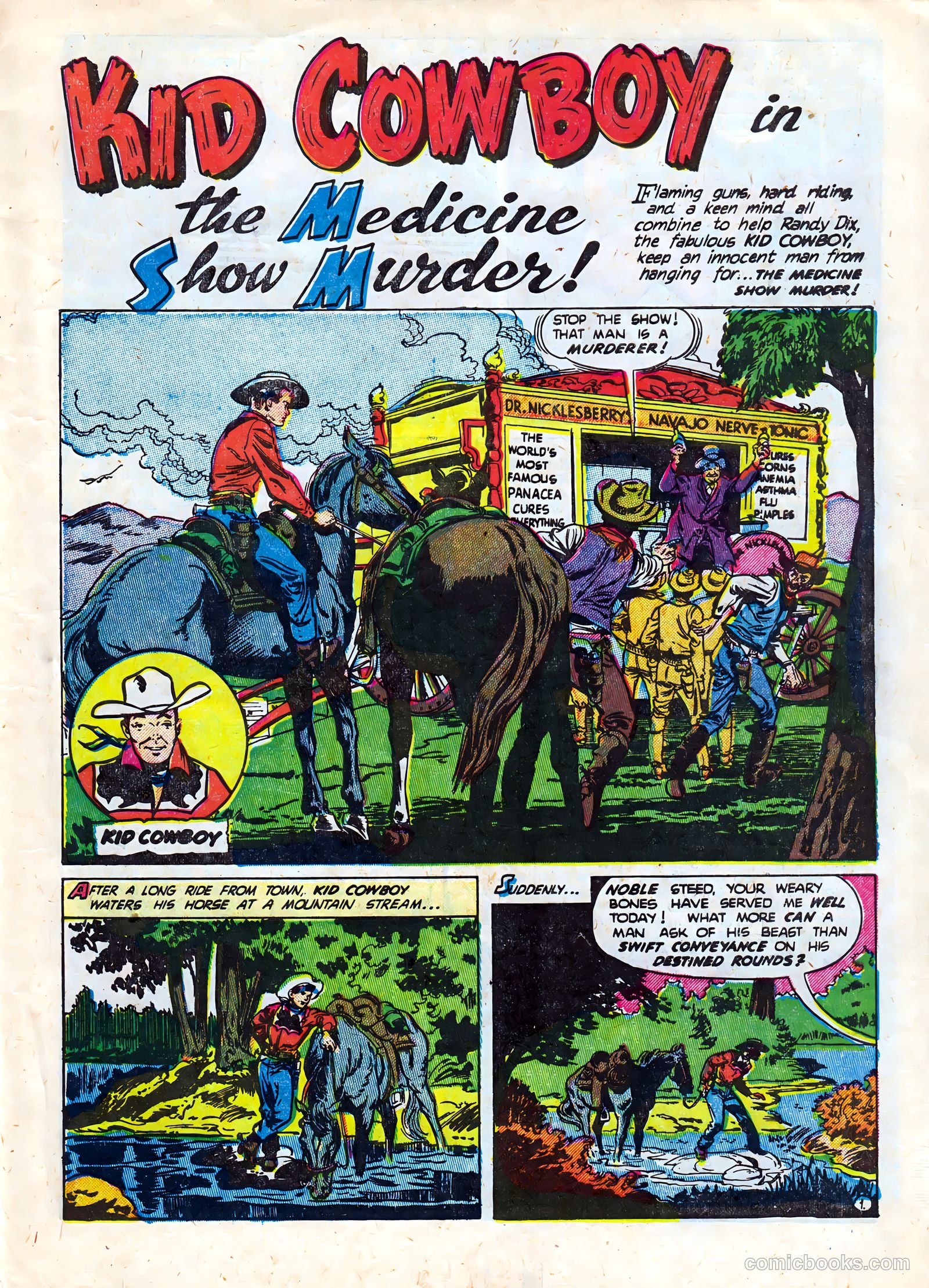 Kid Cowboy #7 (1952) — page 3 of 36