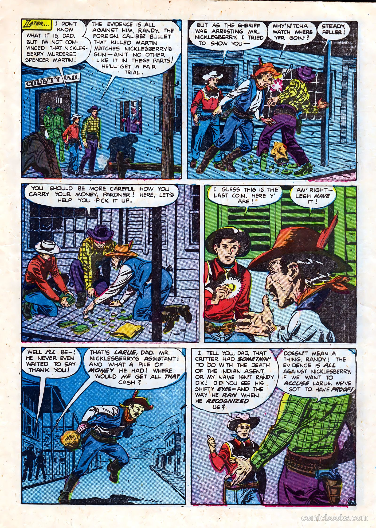 Kid Cowboy #7 (1952) — page 7 of 36