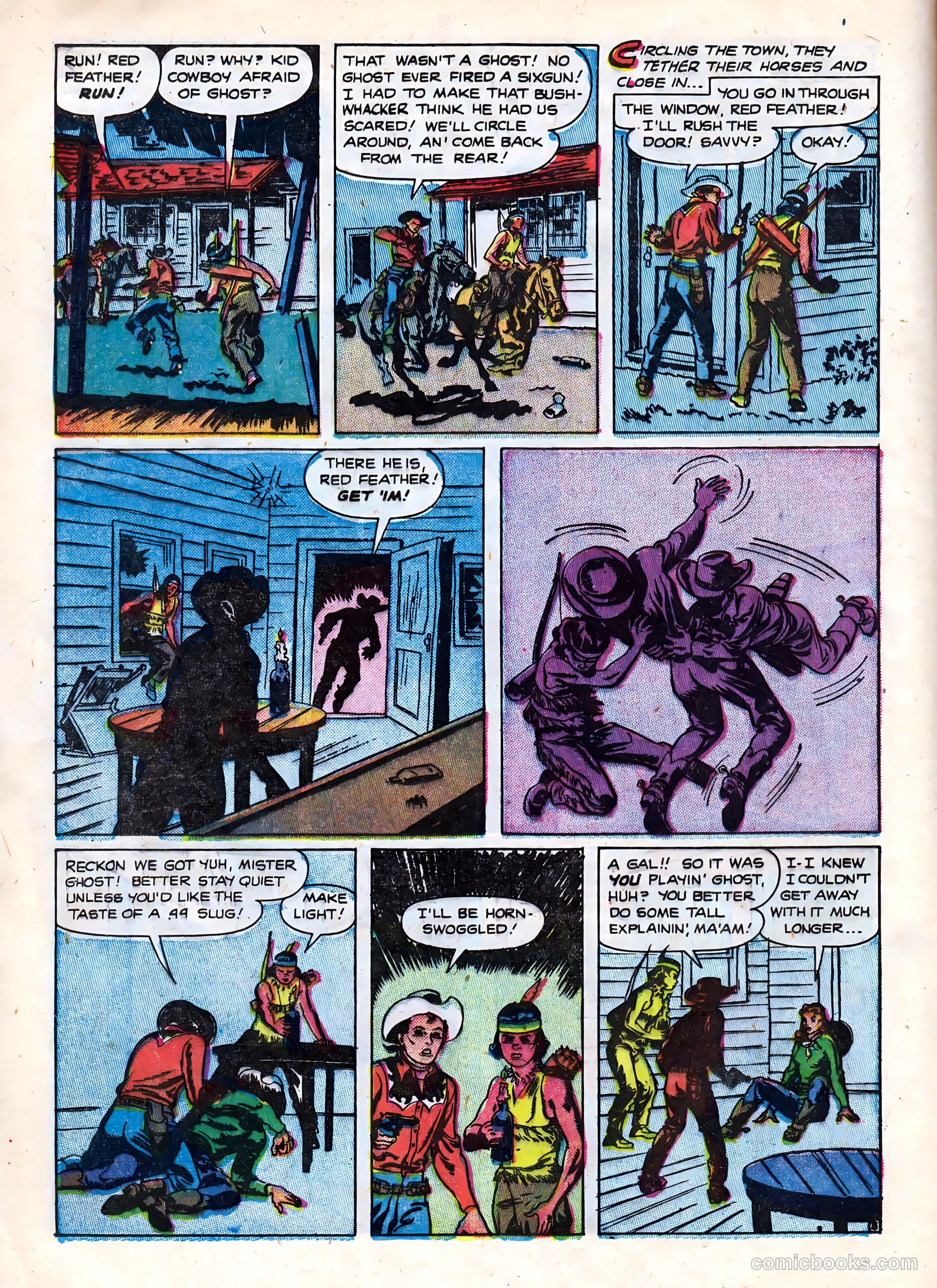 Kid Cowboy #7 (1952) — page 12 of 36