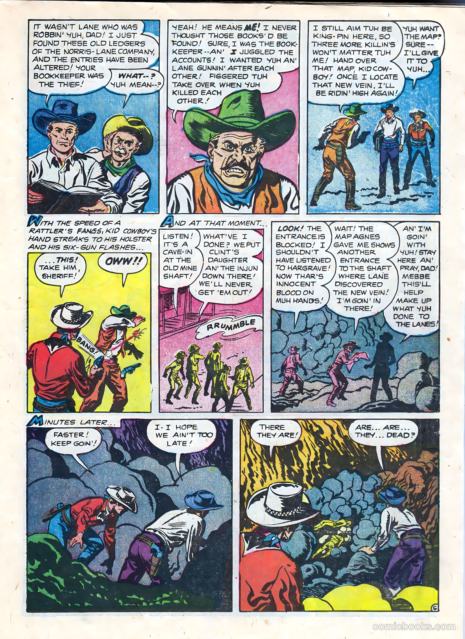 Kid Cowboy #7 (1952) — page 15 of 36