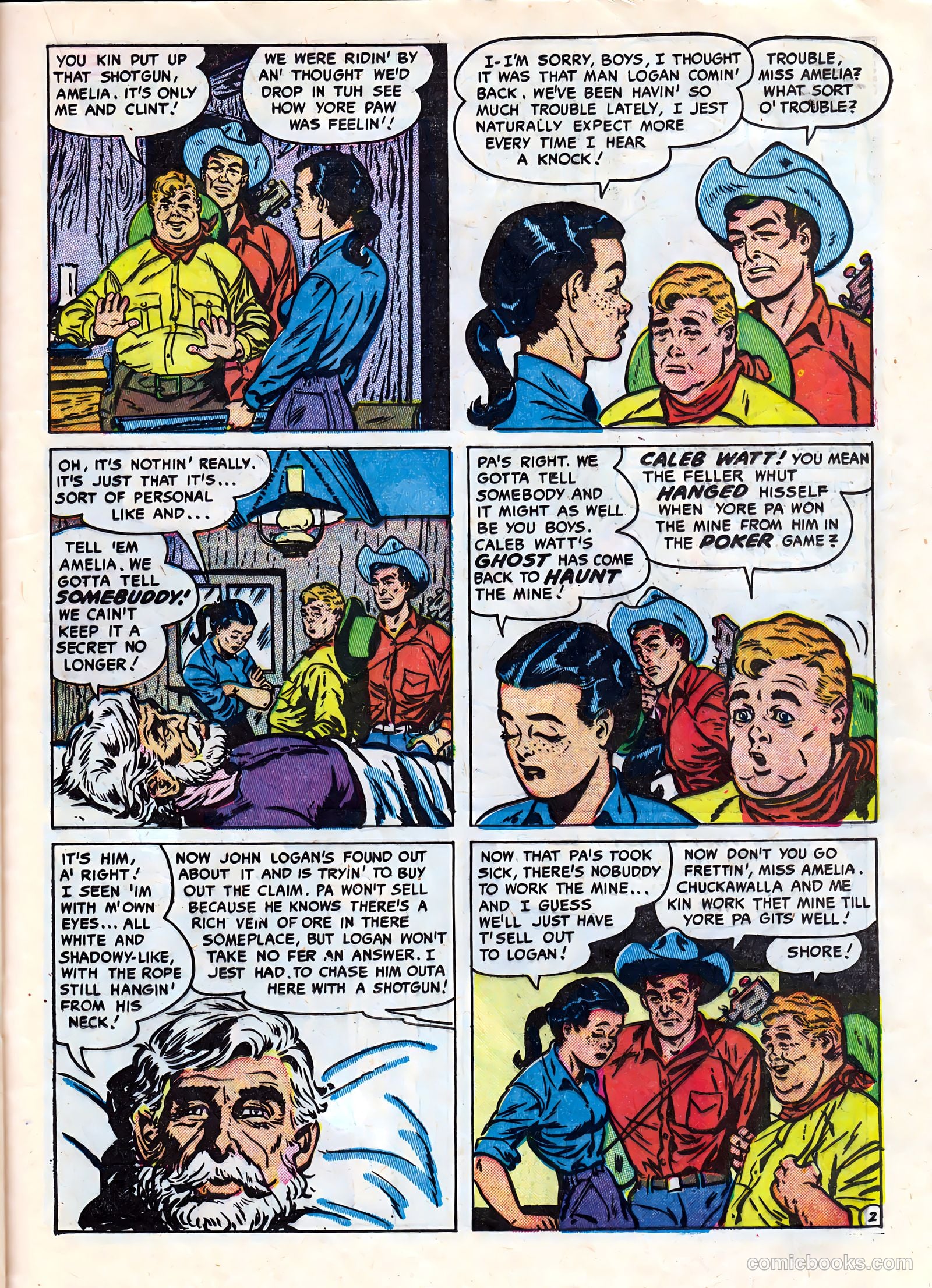 Kid Cowboy #7 (1952) — page 21 of 36