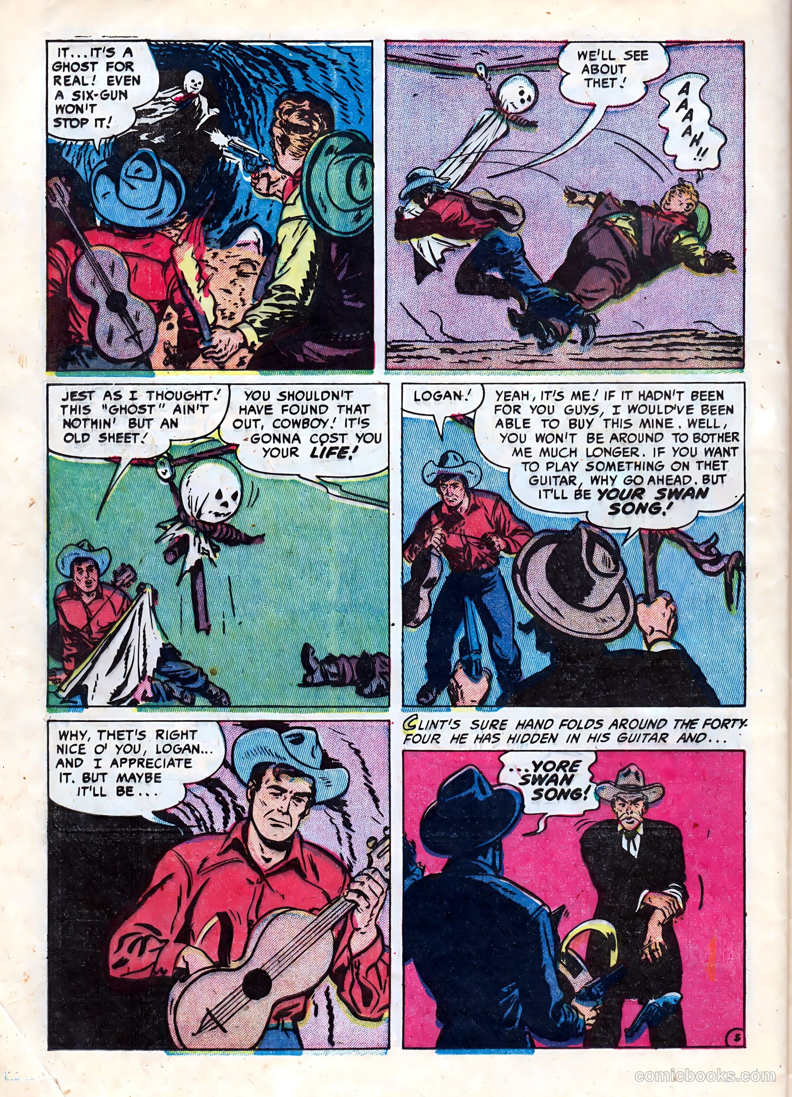 Kid Cowboy #7 (1952) — page 24 of 36