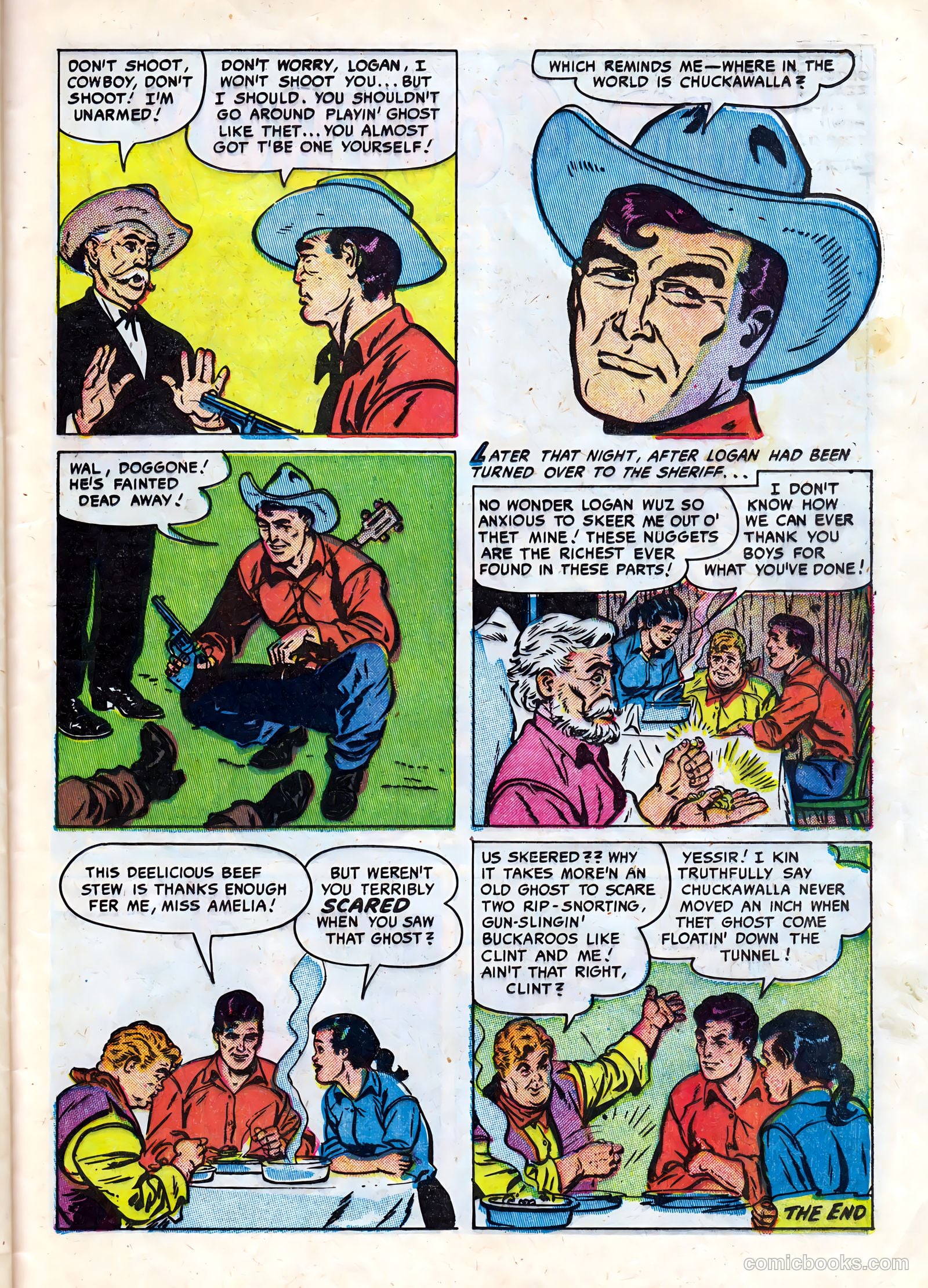 Kid Cowboy #7 (1952) — page 25 of 36