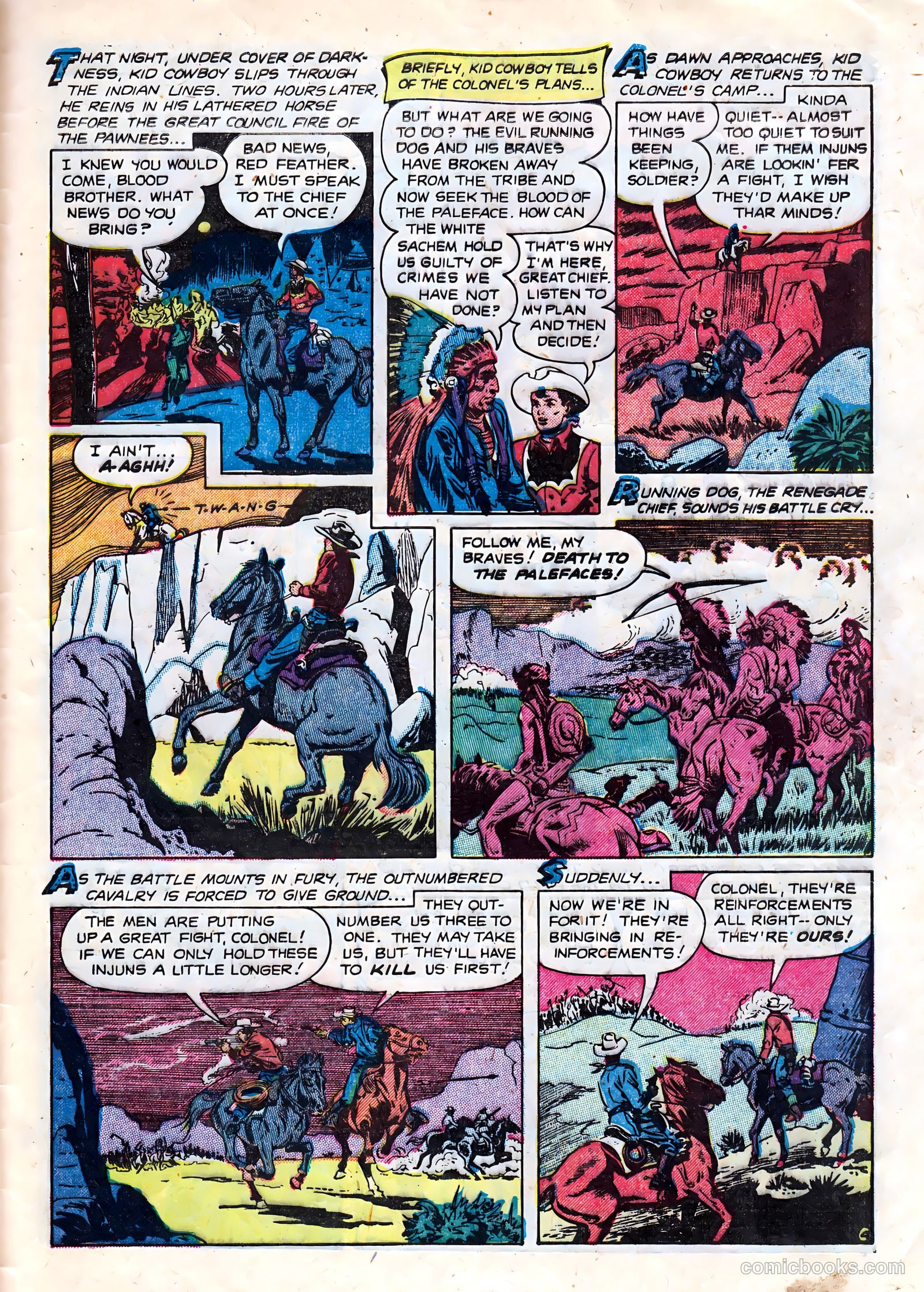 Kid Cowboy #7 (1952) — page 29 of 36