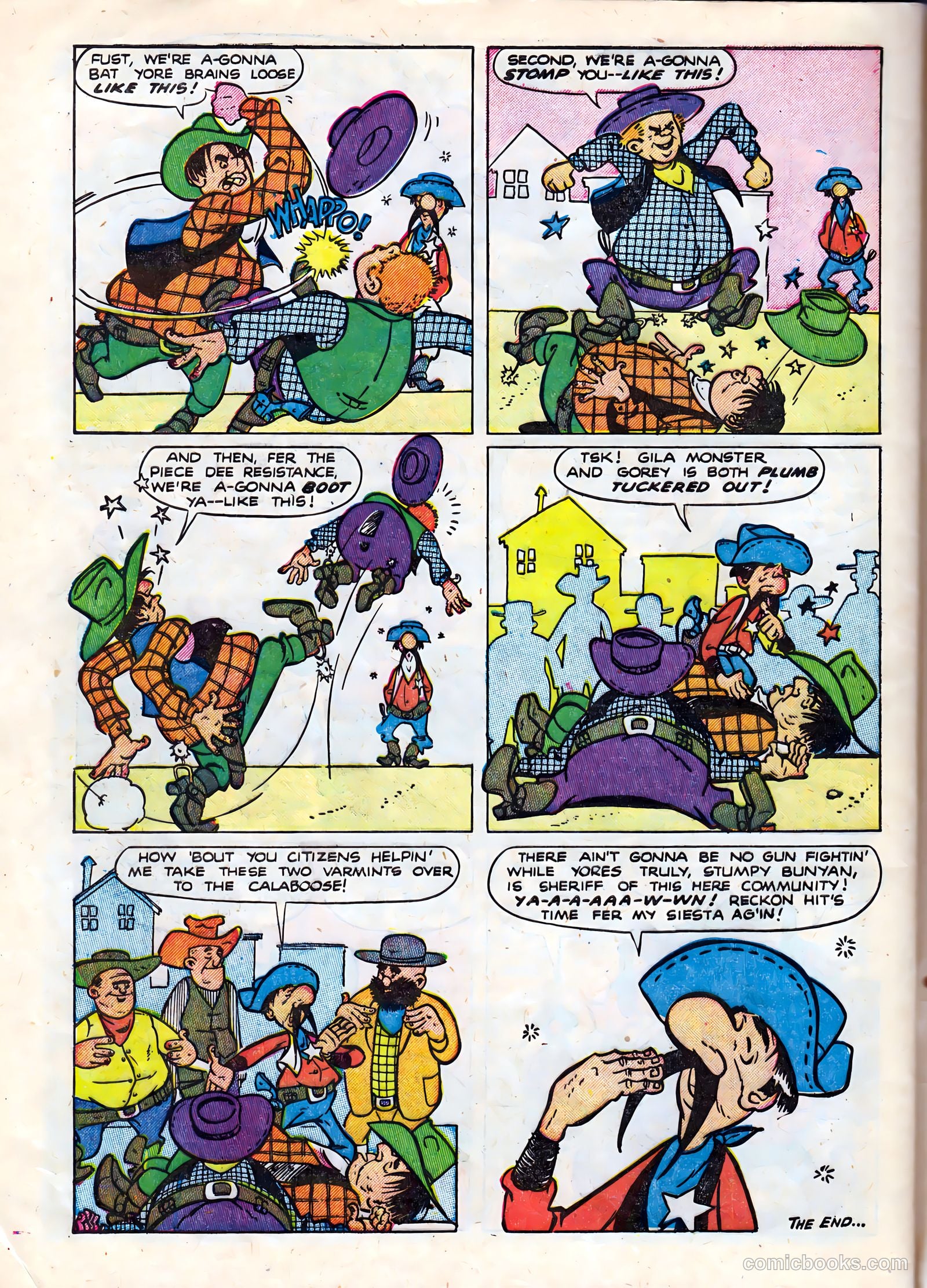 Kid Cowboy #7 (1952) — page 32 of 36