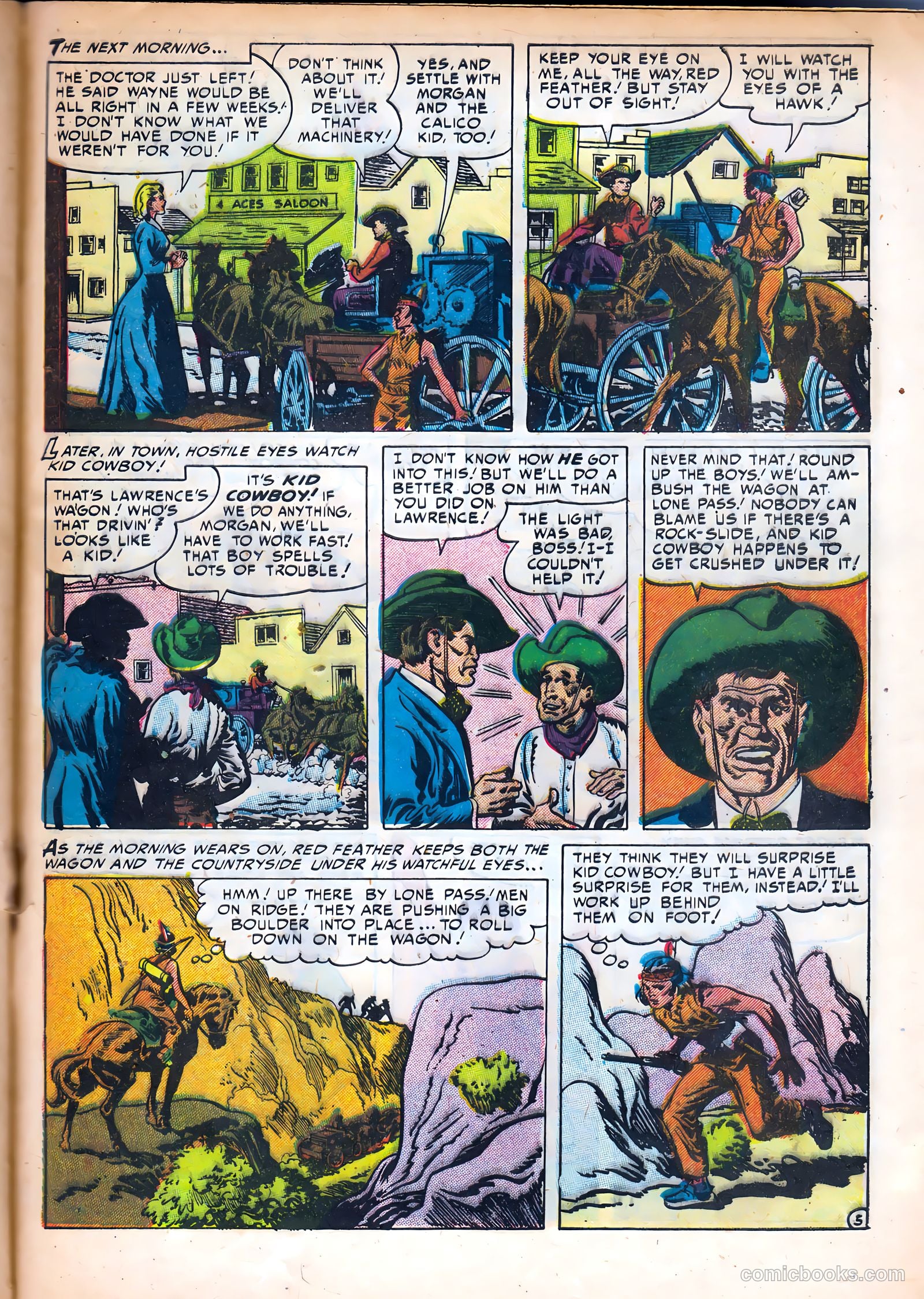 Kid Cowboy #8 (1945) — page 29 of 36