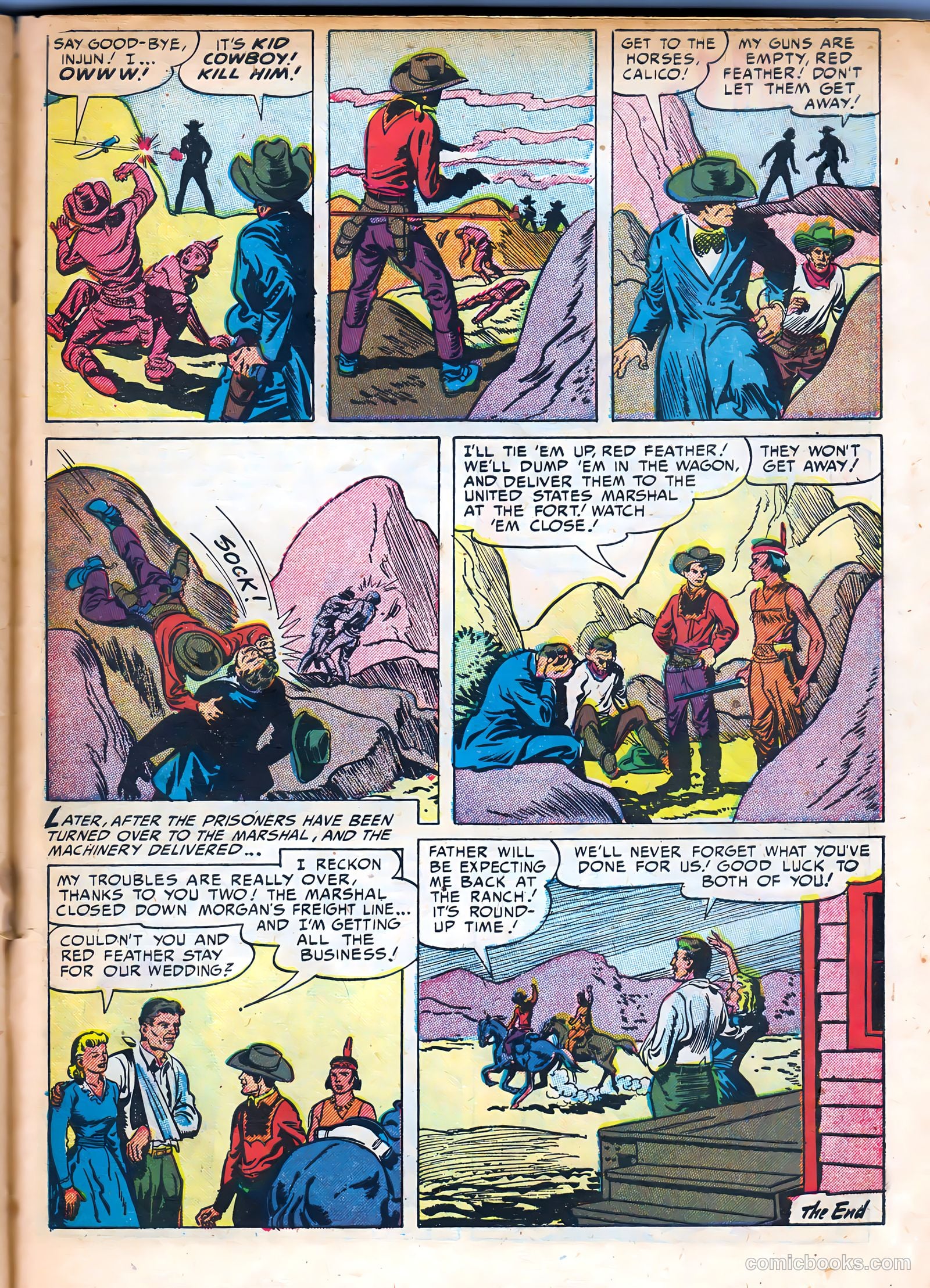 Kid Cowboy #8 (1945) — page 31 of 36
