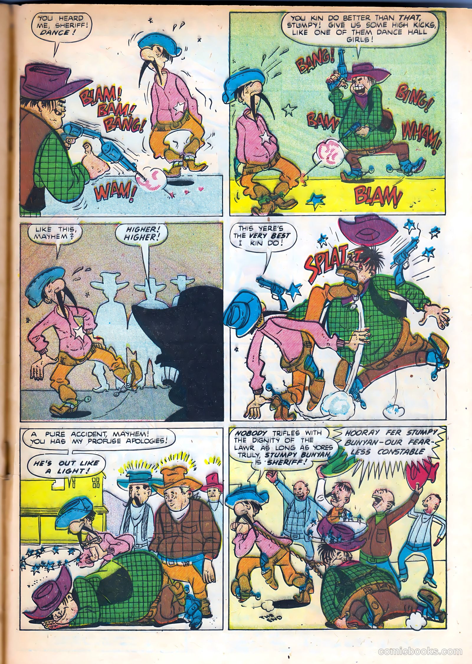 Kid Cowboy #8 (1945) — page 33 of 36