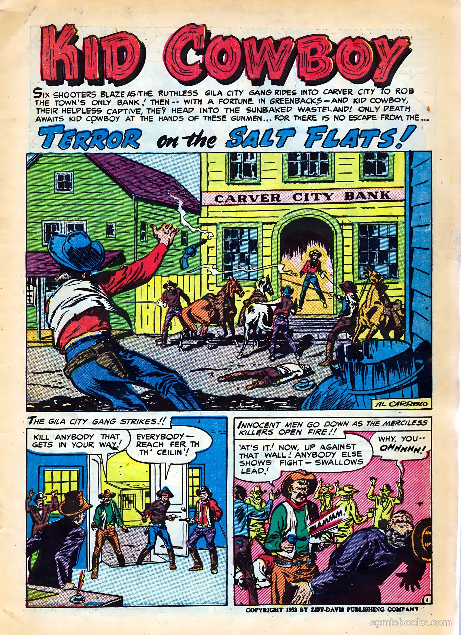 Kid Cowboy #9 (1952) — page 3 of 36