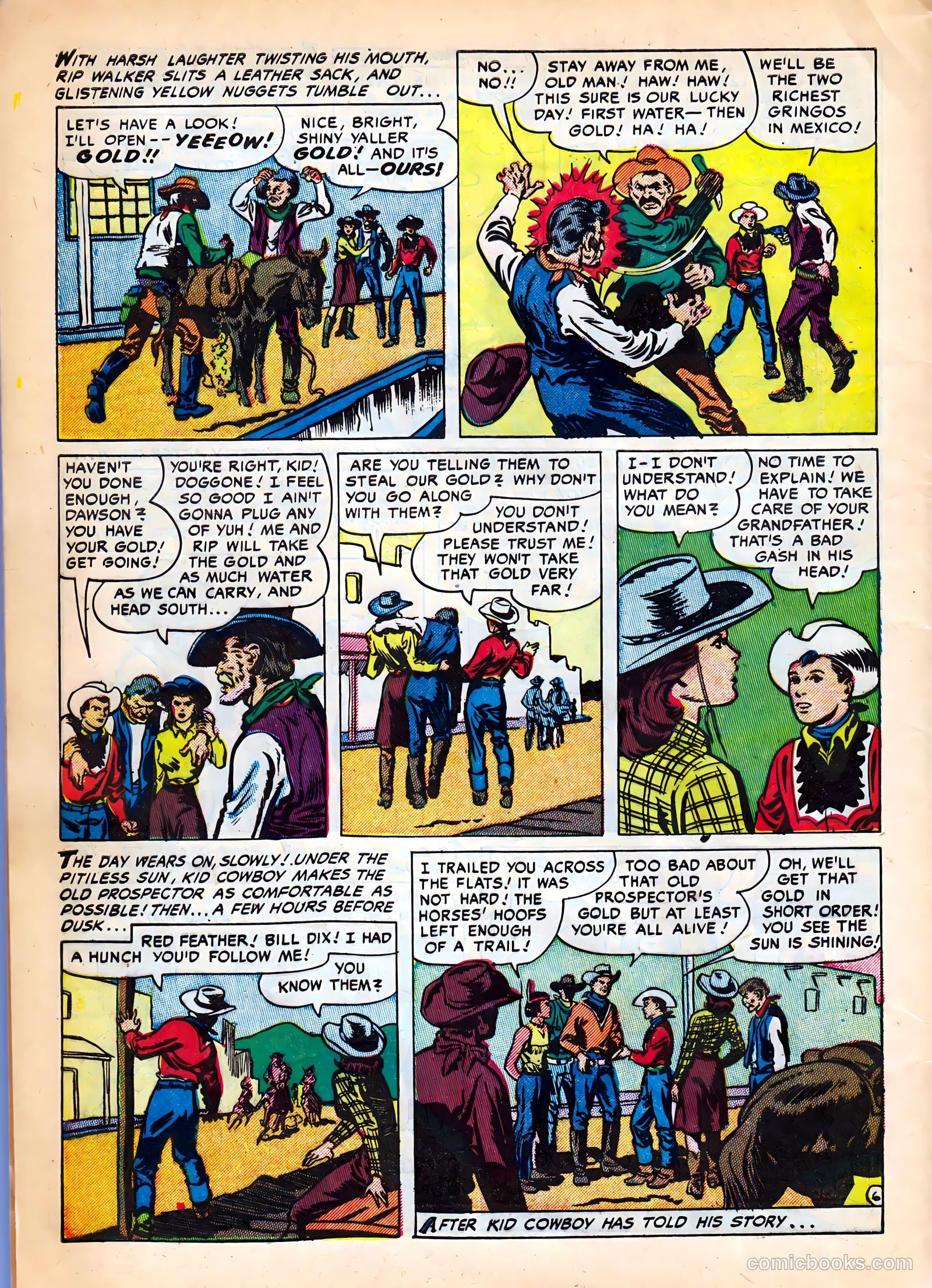 Kid Cowboy #9 (1952) — page 8 of 36