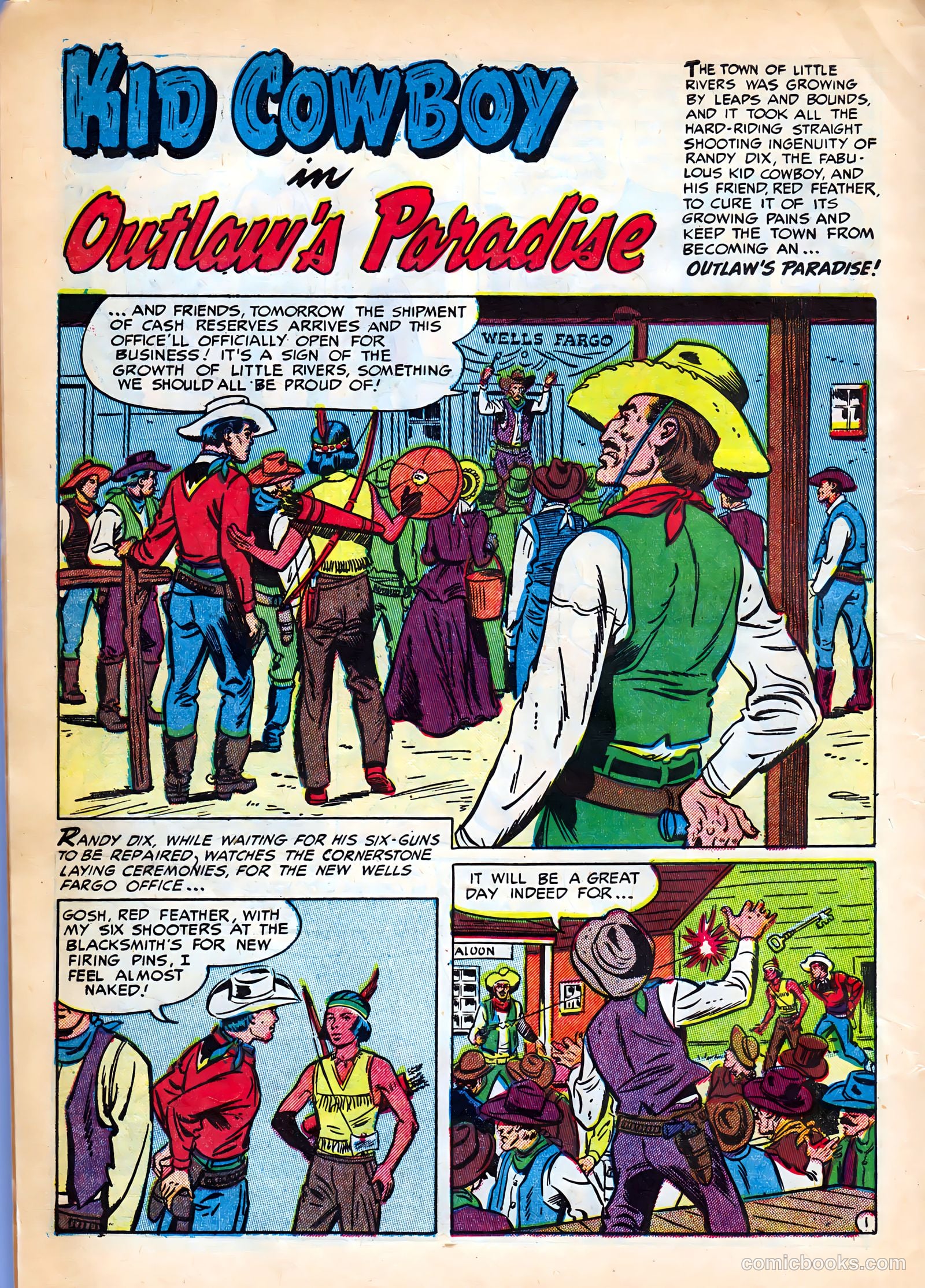 Kid Cowboy #9 (1952) — page 10 of 36