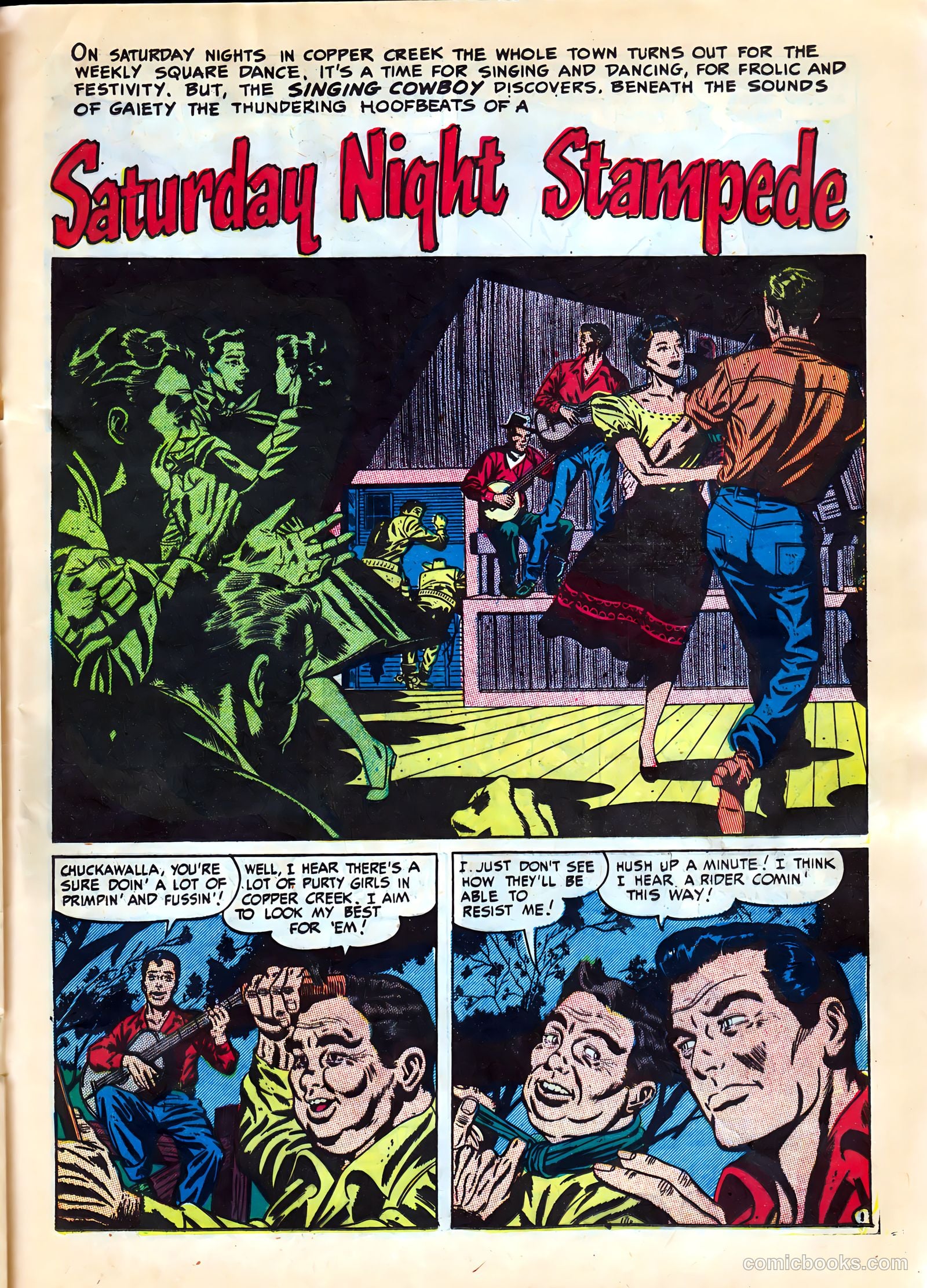 Kid Cowboy #9 (1952) — page 21 of 36