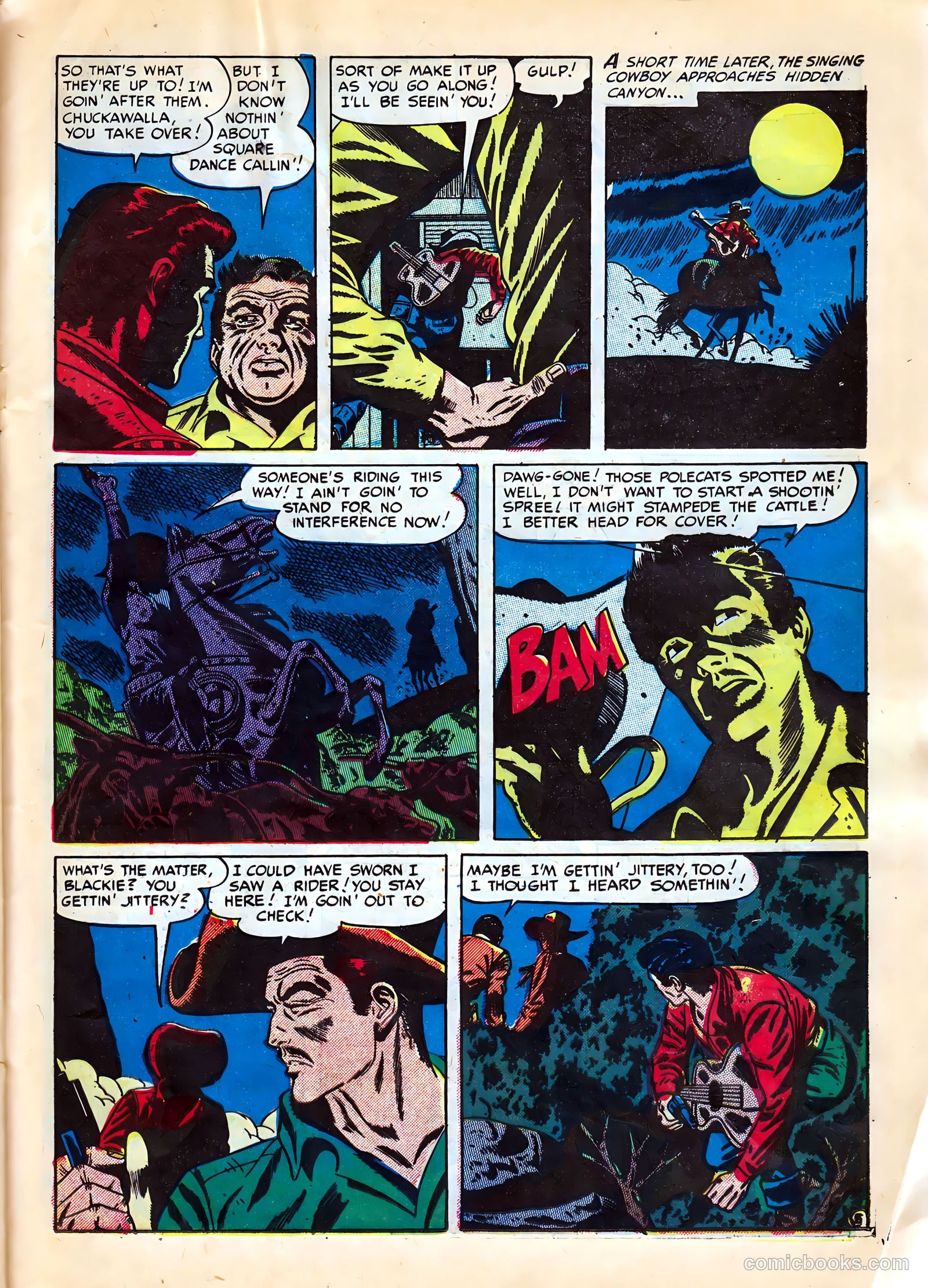 Kid Cowboy #9 (1952) — page 25 of 36