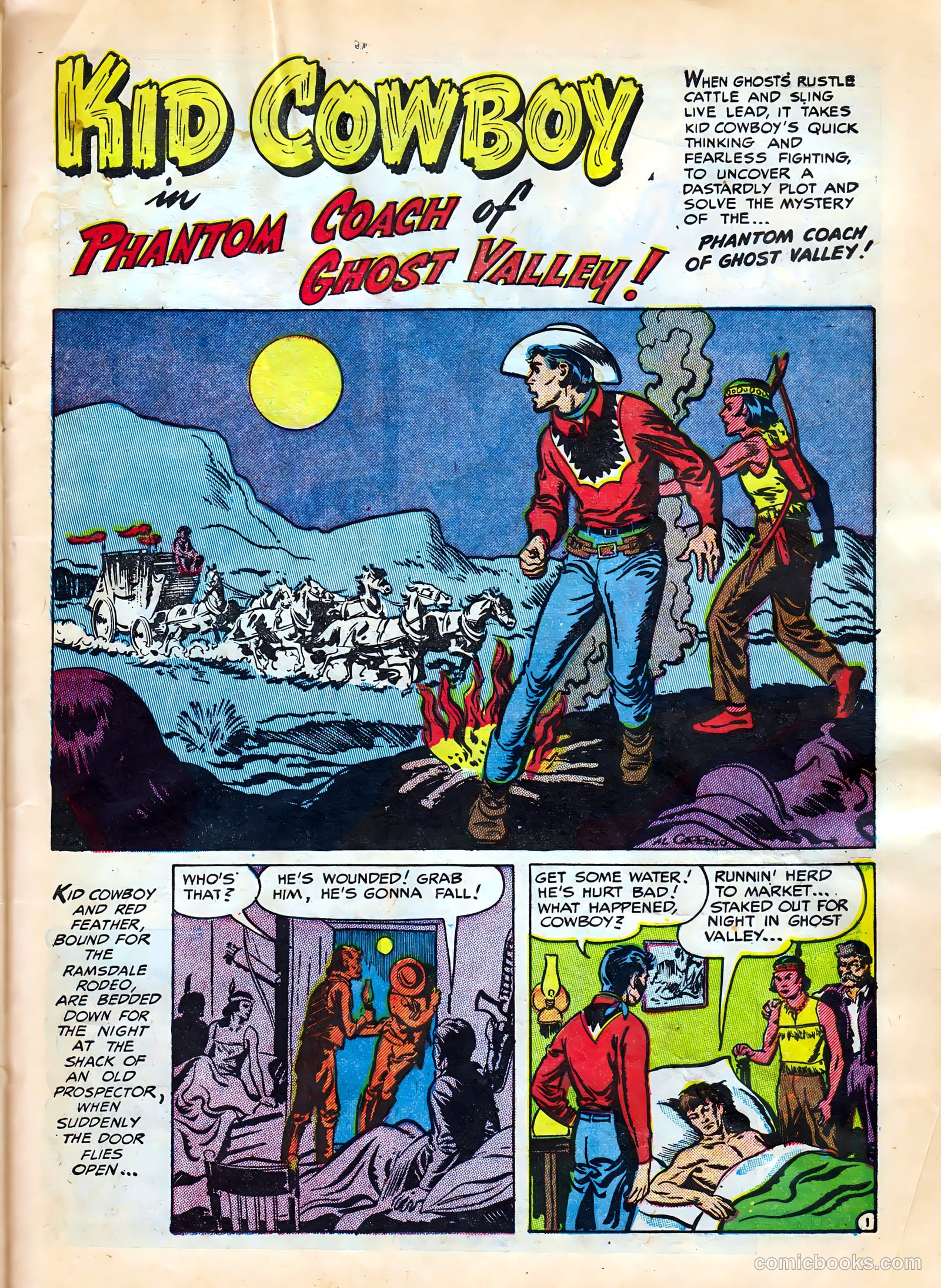 Kid Cowboy #9 (1952) — page 27 of 36