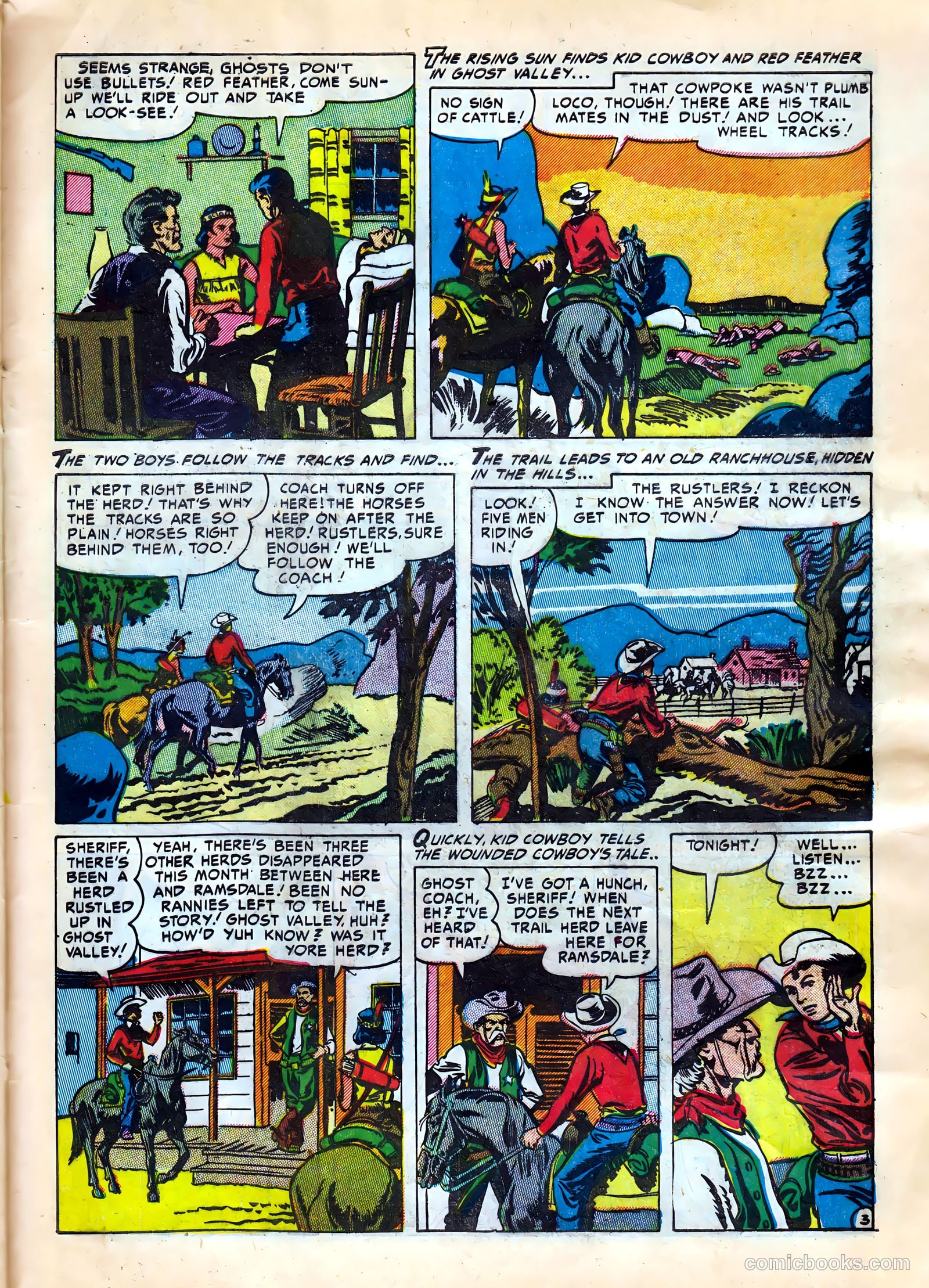 Kid Cowboy #9 (1952) — page 29 of 36