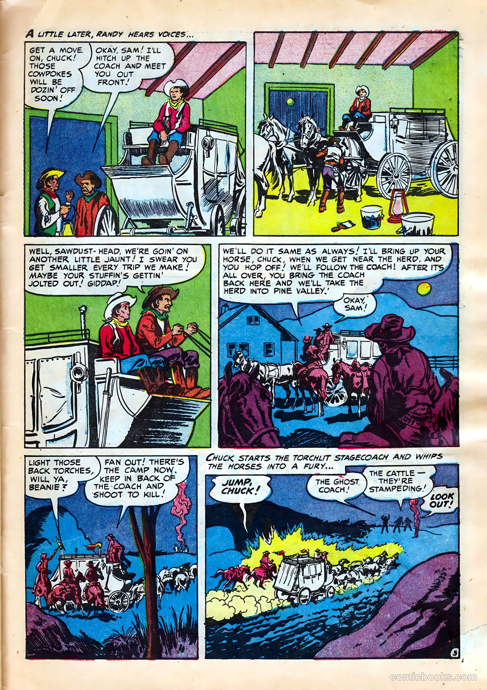 Kid Cowboy #9 (1952) — page 31 of 36