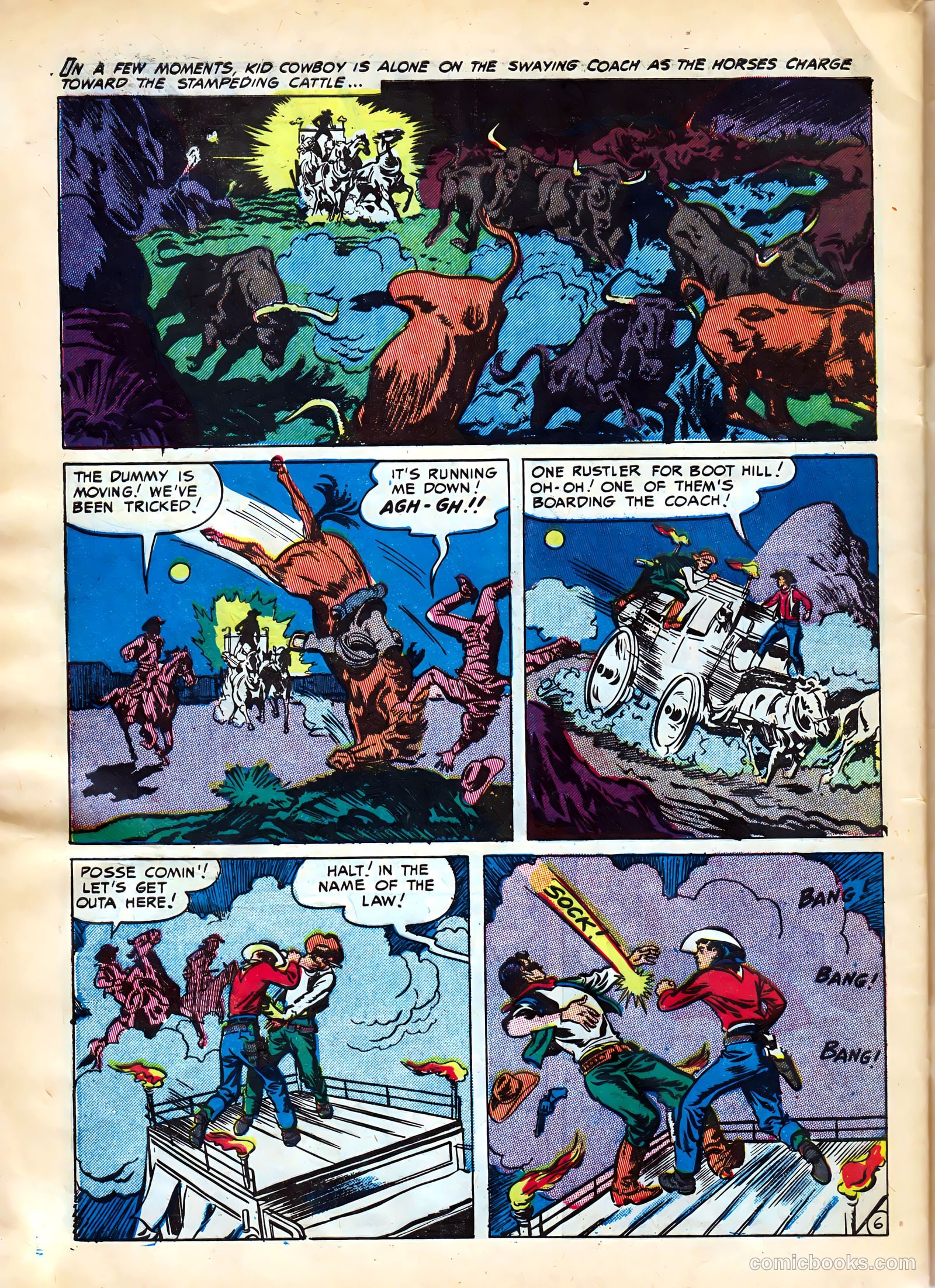 Kid Cowboy #9 (1952) — page 32 of 36