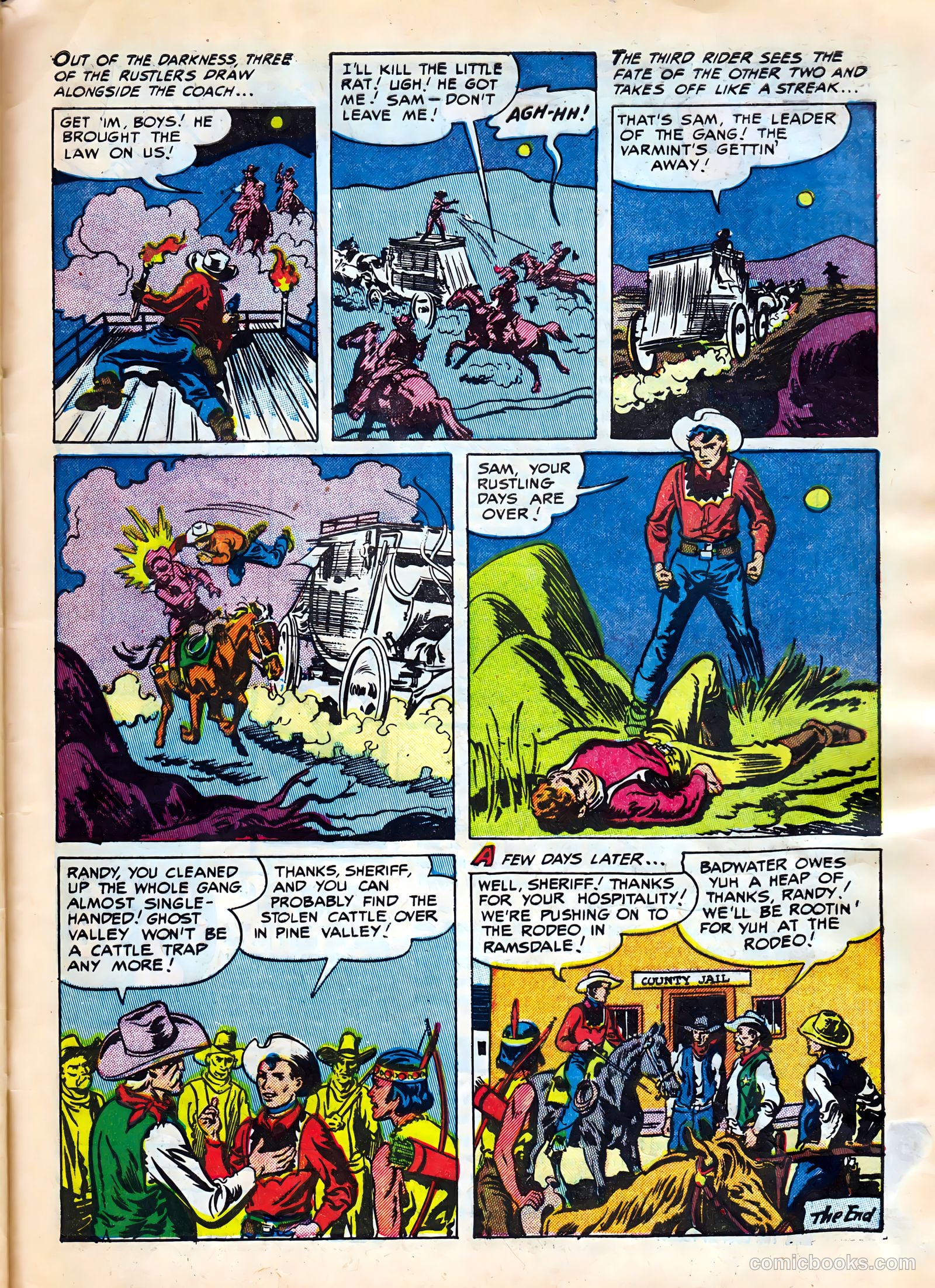 Kid Cowboy #9 (1952) — page 33 of 36
