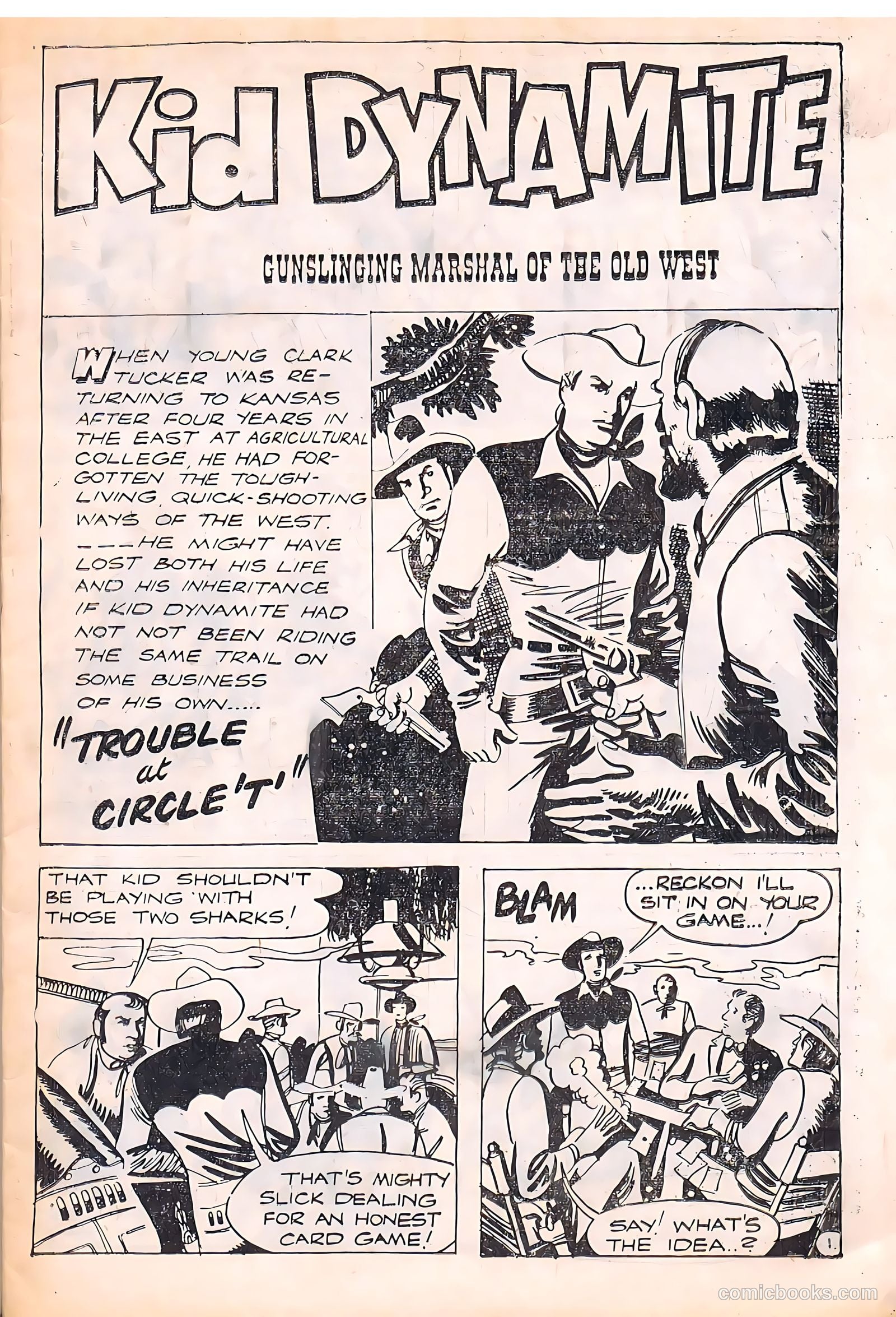 Kid Dynamite Western Comic #44 — page 3 of 28