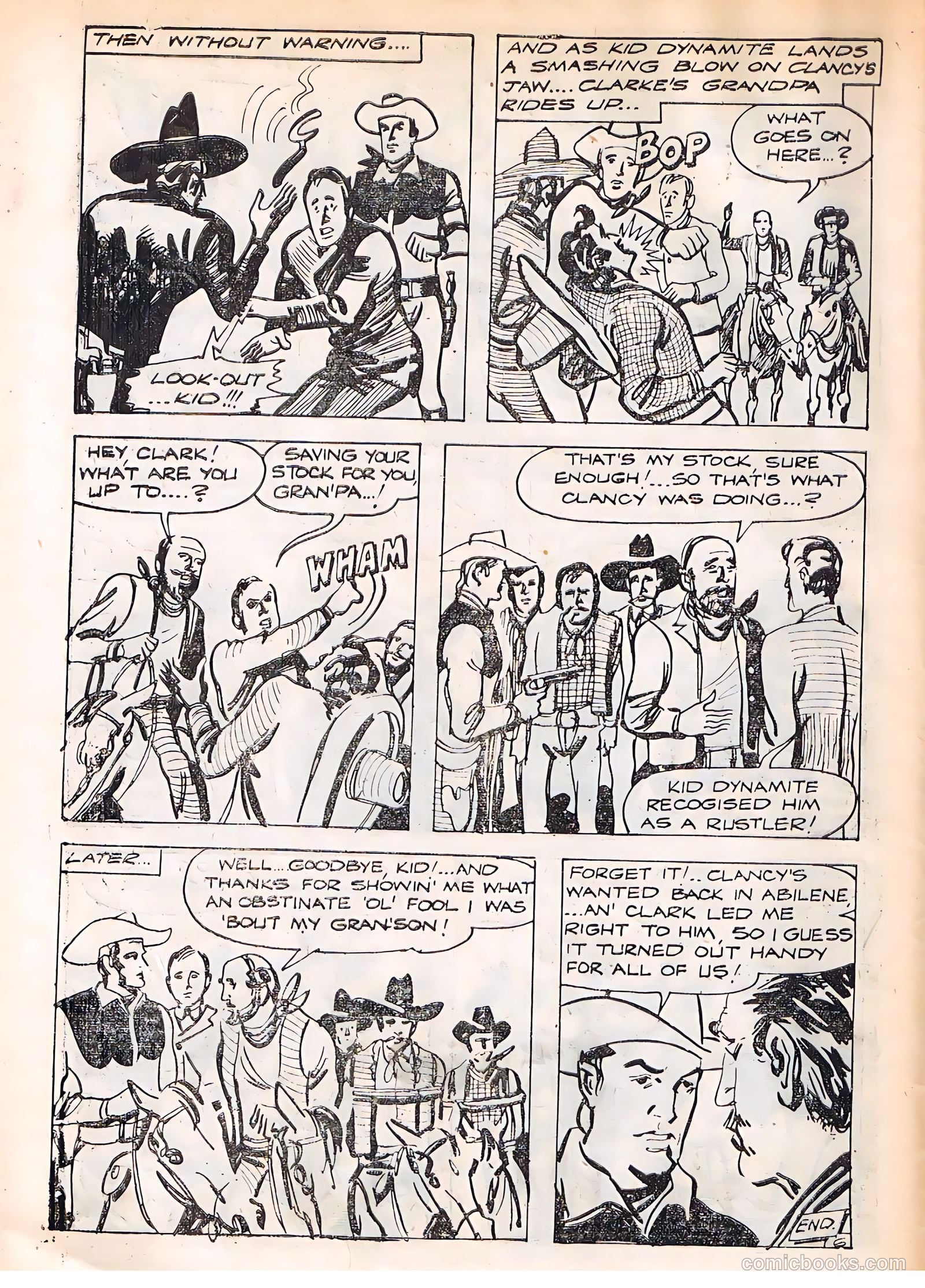 Kid Dynamite Western Comic #44 — page 8 of 28