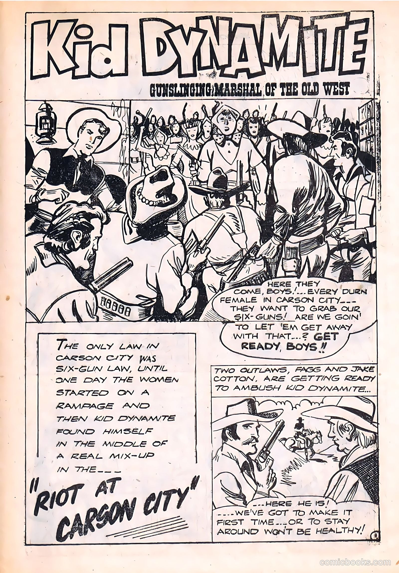 Kid Dynamite Western Comic #44 — page 17 of 28