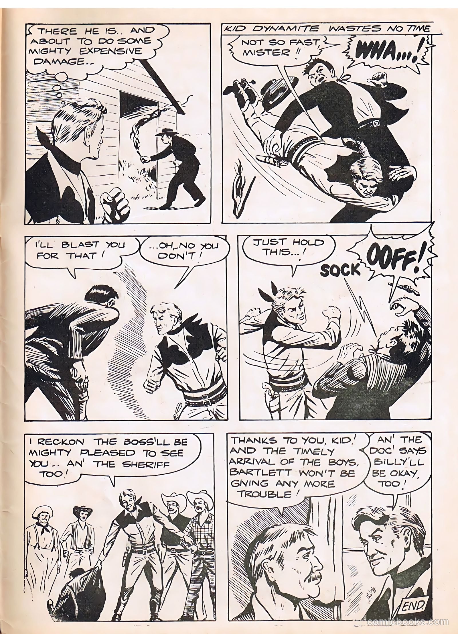 Kid Dynamite Western Comic #44 — page 27 of 28