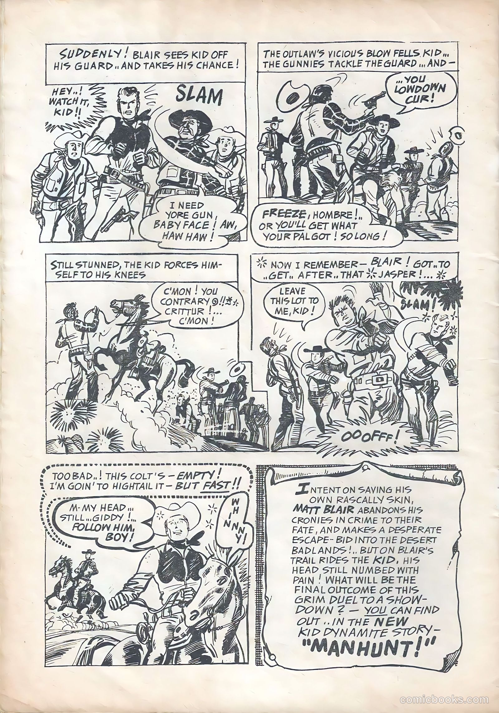 Kid Dynamite Western Comic #56 — page 16 of 28