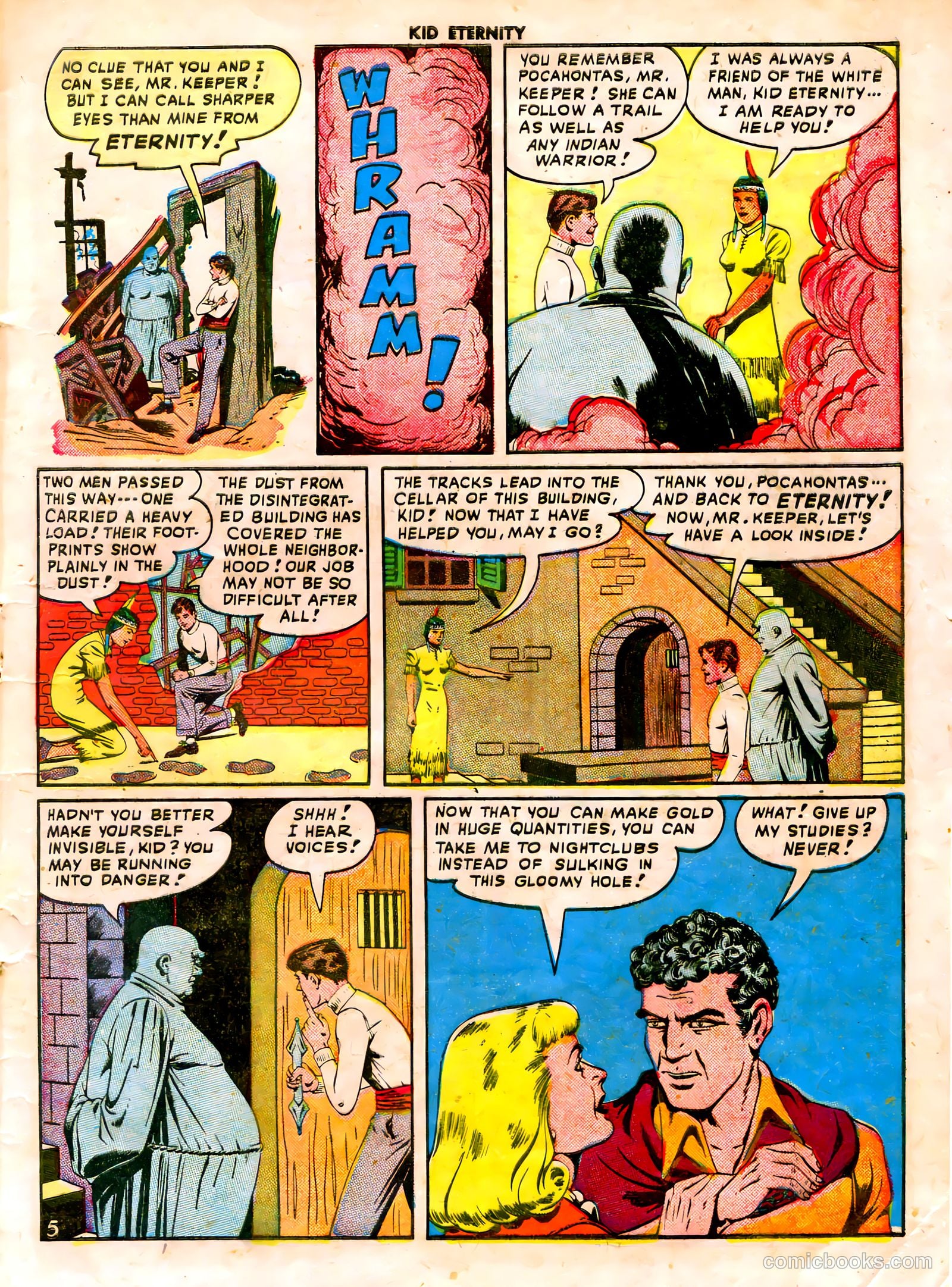 Kid Eternity #10 (1948) — page 7 of 52
