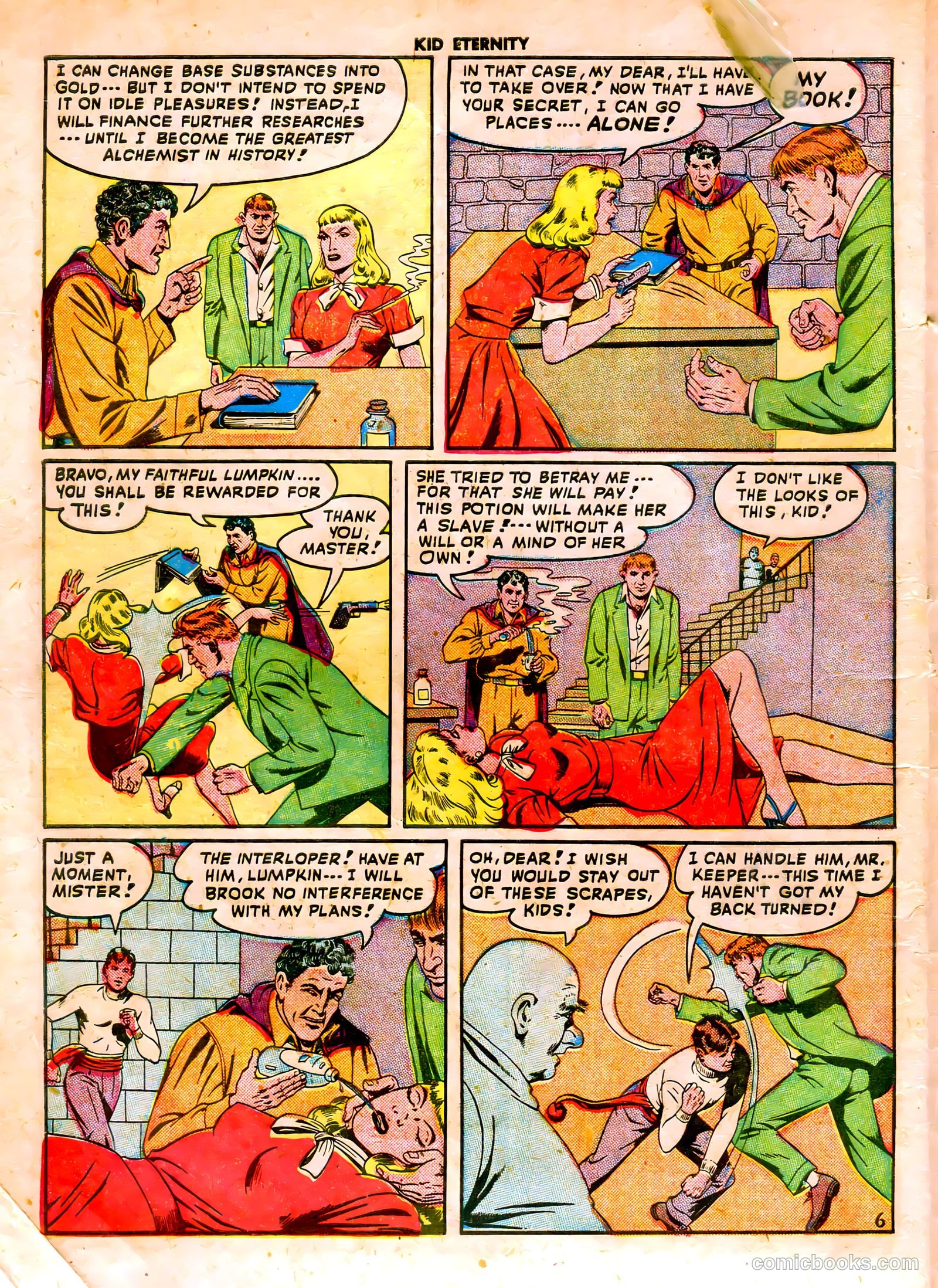 Kid Eternity #10 (1948) — page 8 of 52
